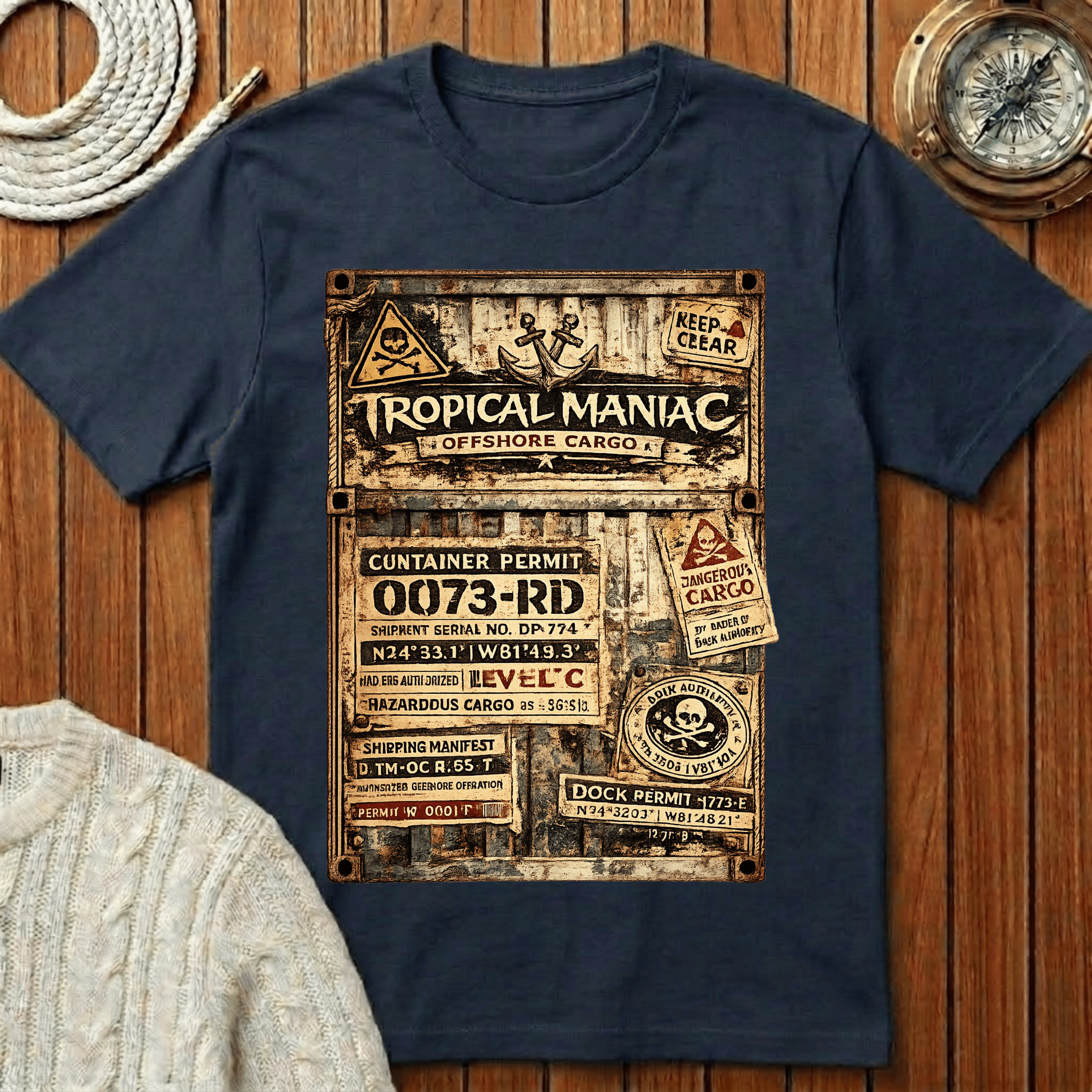 Tropical Maniac Offshore Cargo T-Shirt