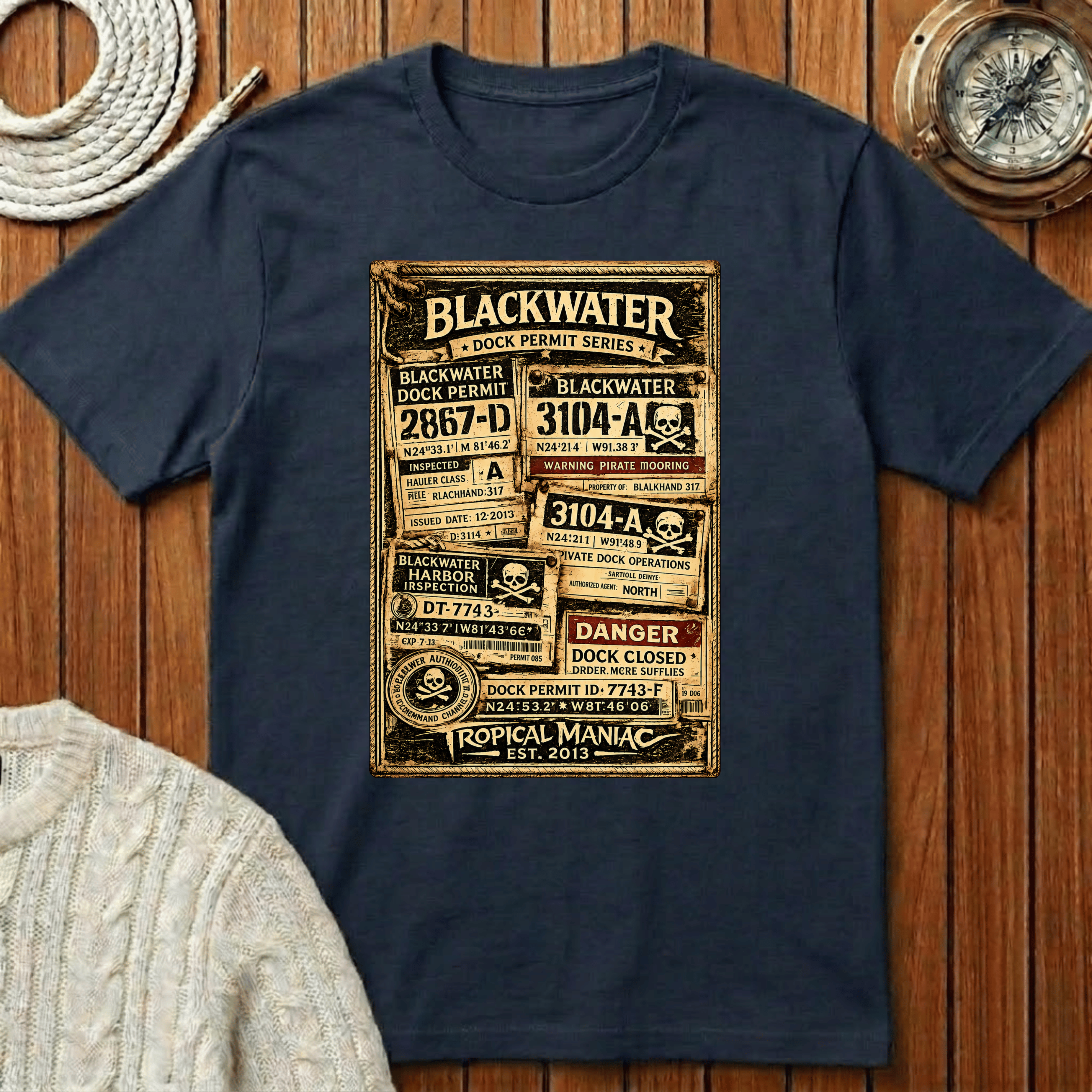 Blackwater Dock Permit T-Shirt