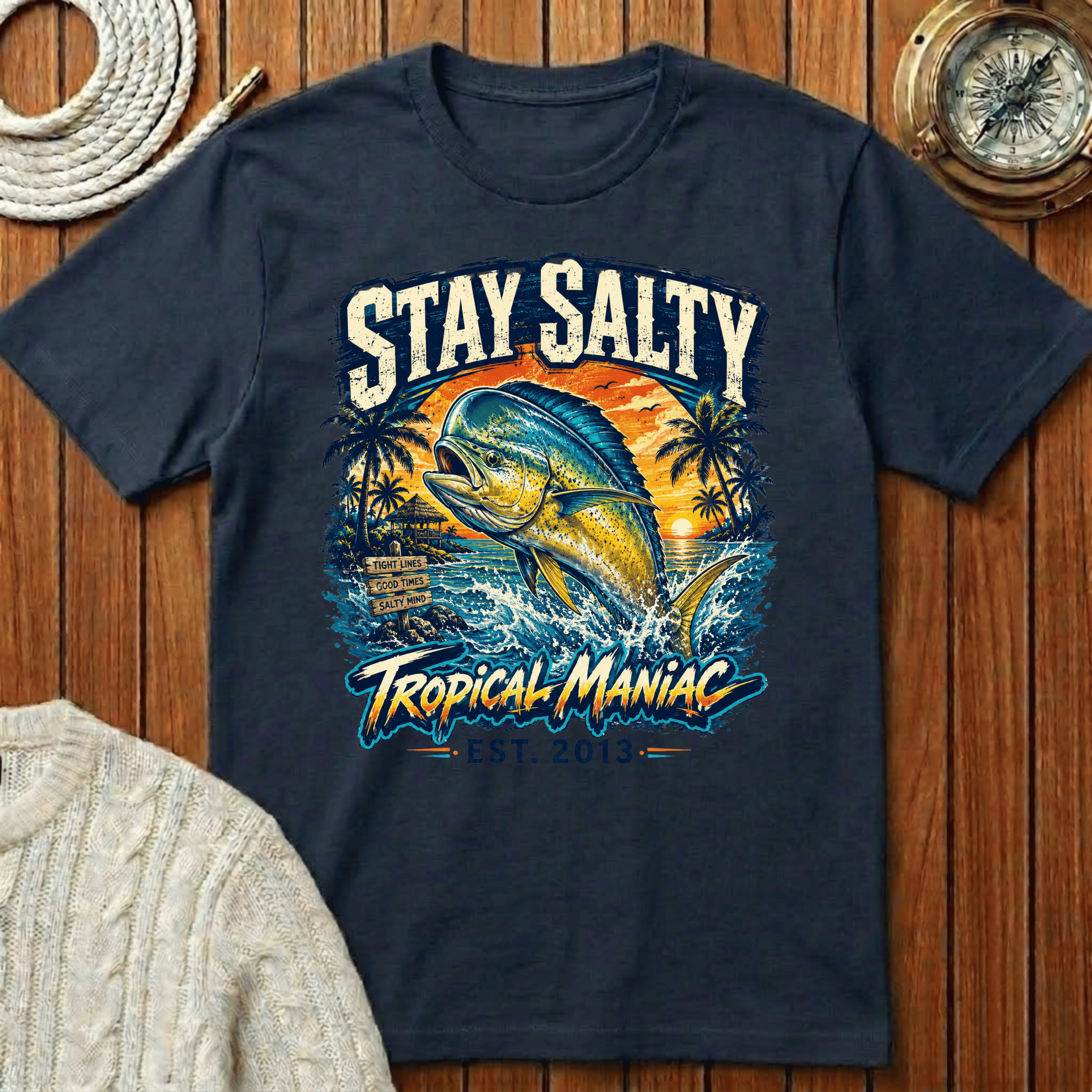 Stay Salty Fishing T-Shirt