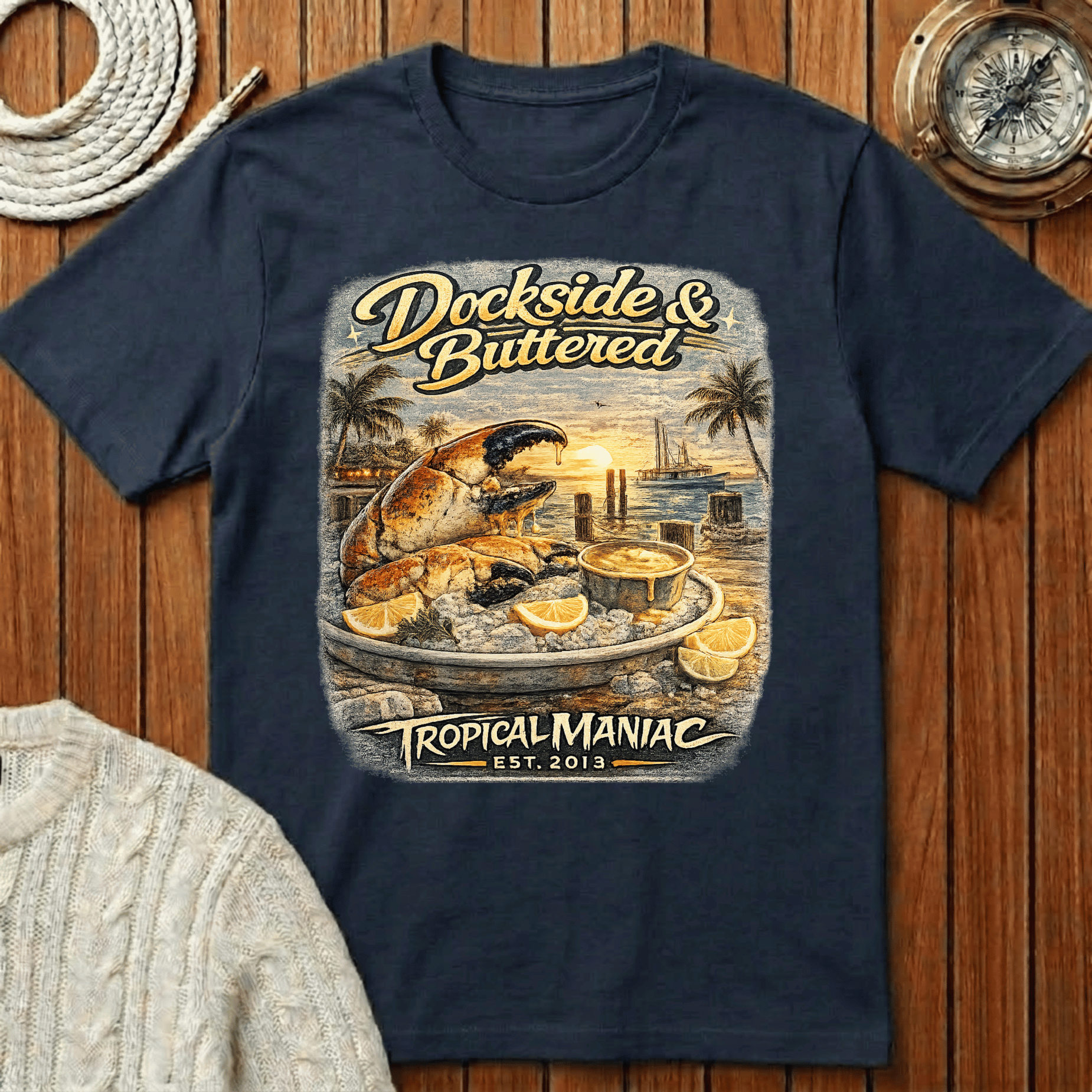 Dockside & Buttered Crab T-Shirt