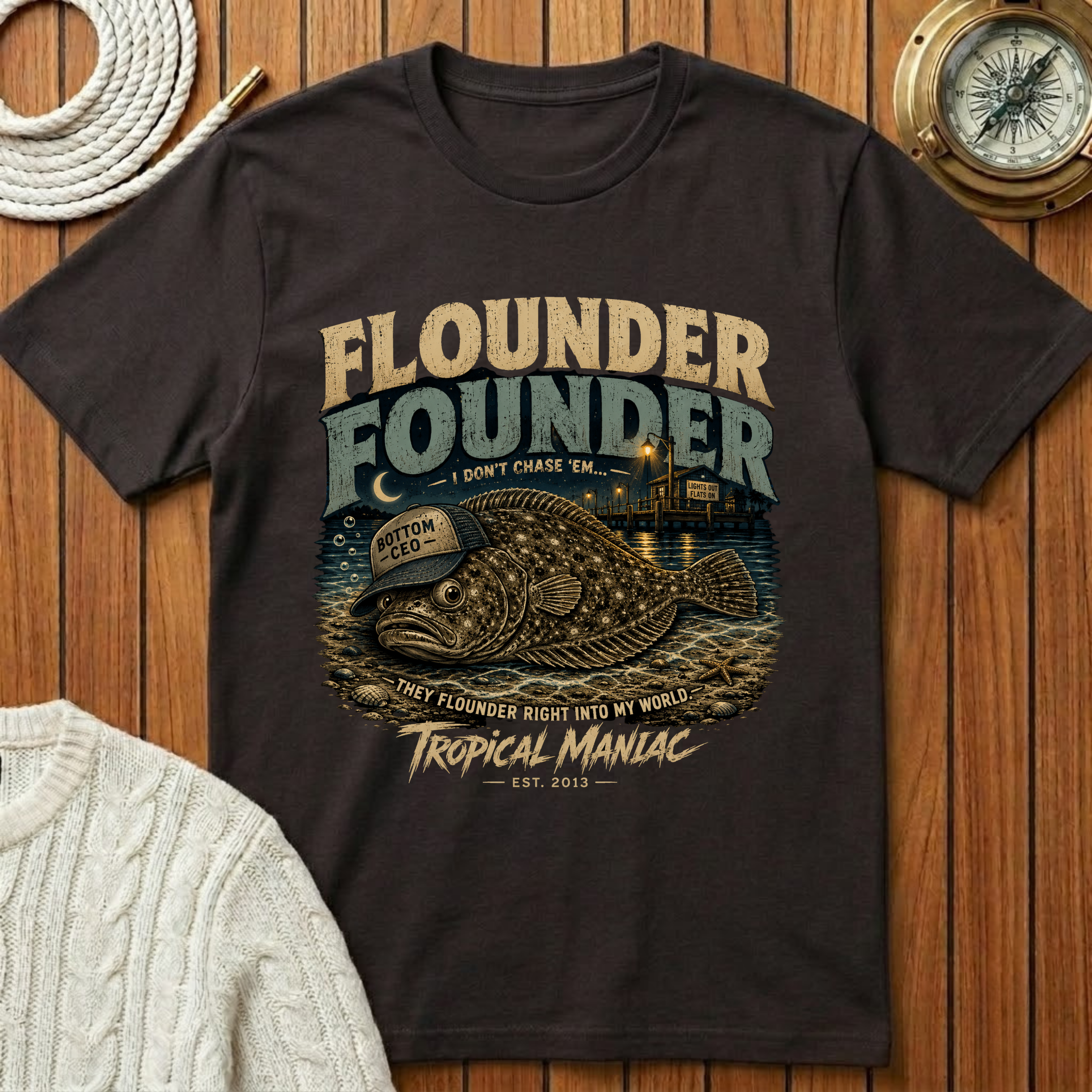 Flounder Founder T-Shirt
