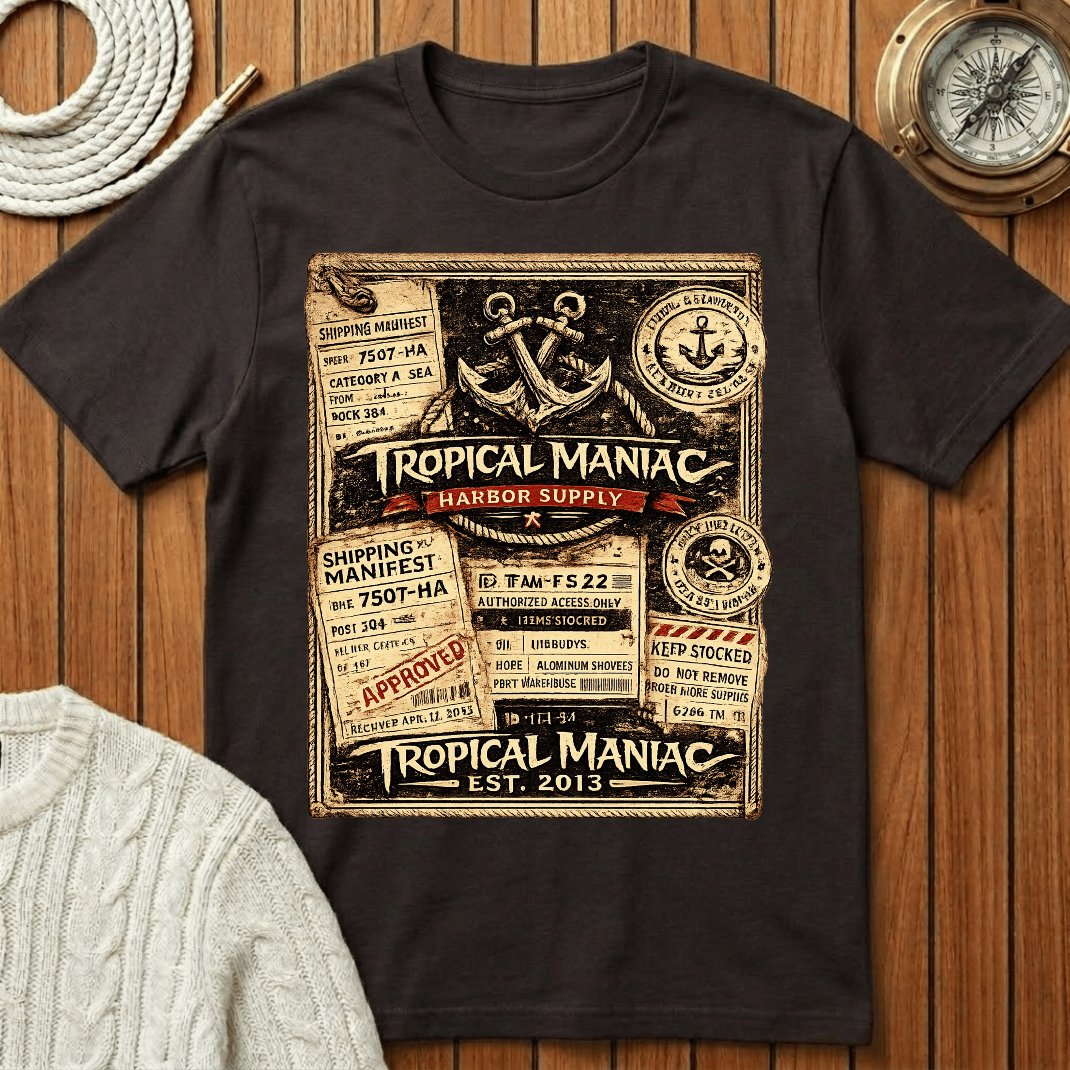 Tropical Maniac Harbor Supply T-Shirt