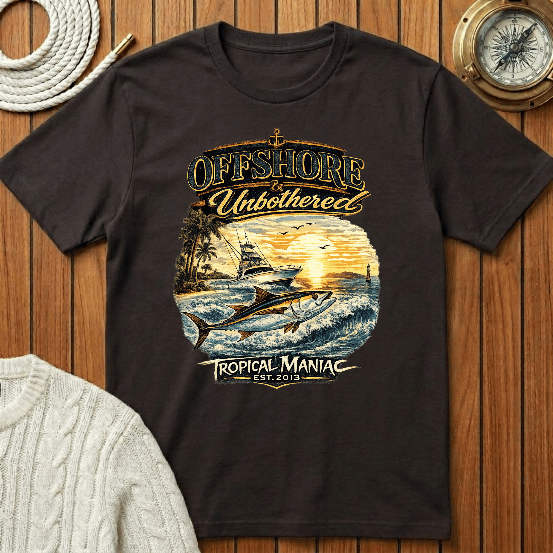 Offshore and Unbothered T-shirt