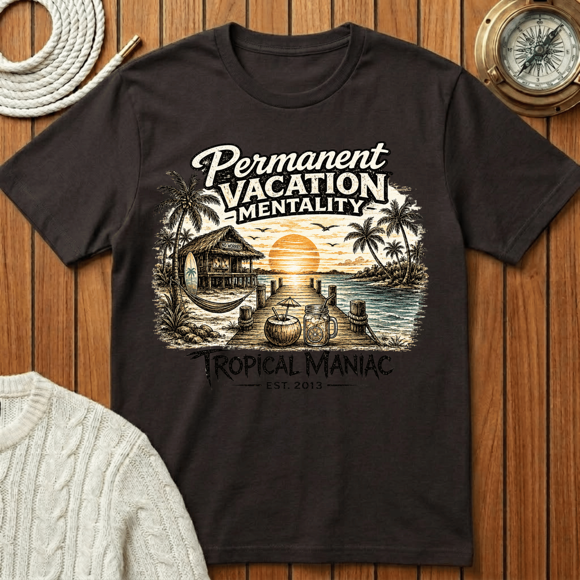 Permanent Vacation Mentality T-Shirt