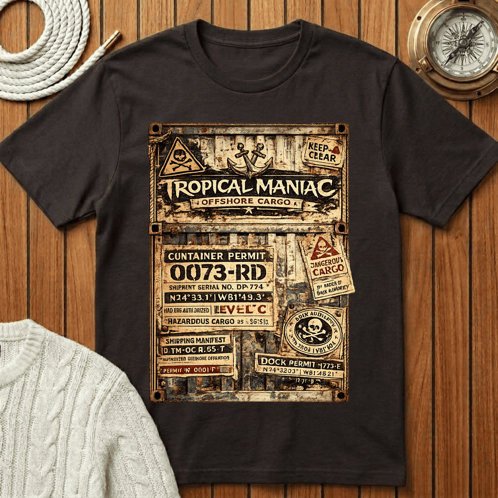 Tropical Maniac Offshore Cargo T-Shirt