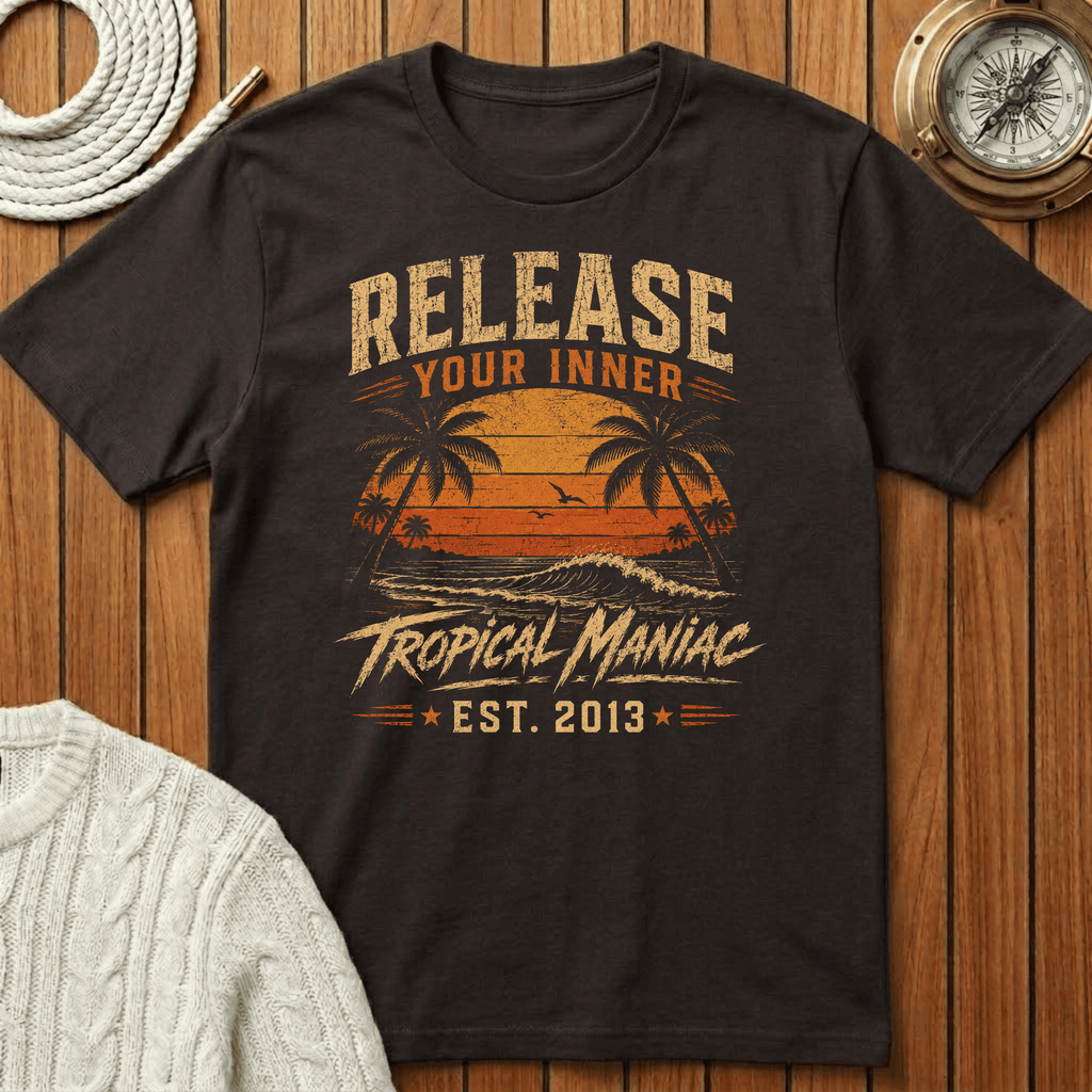 Release Your Inner Tropical Maniac  T-Shirt