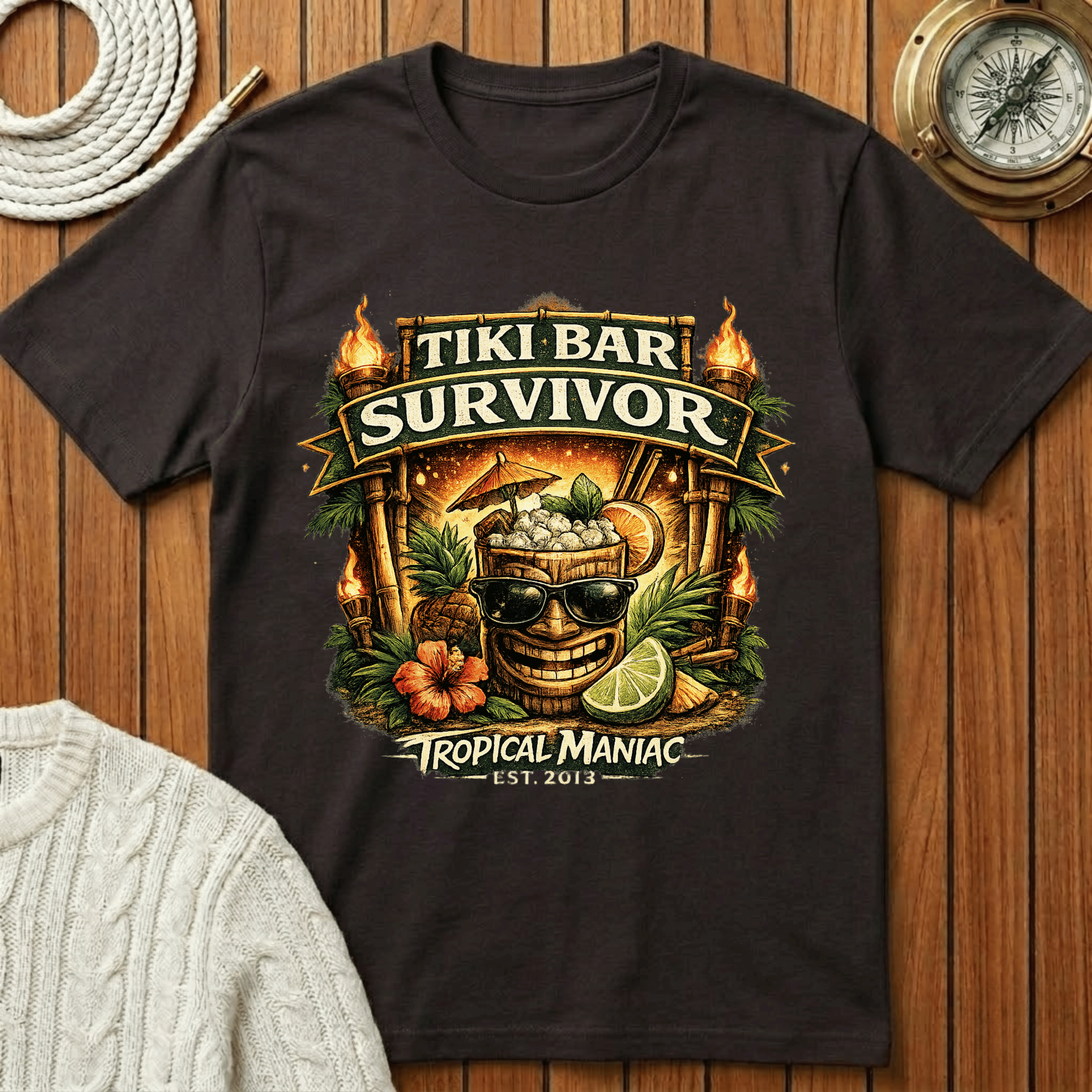 Tiki Bar Survivor T-Shirt