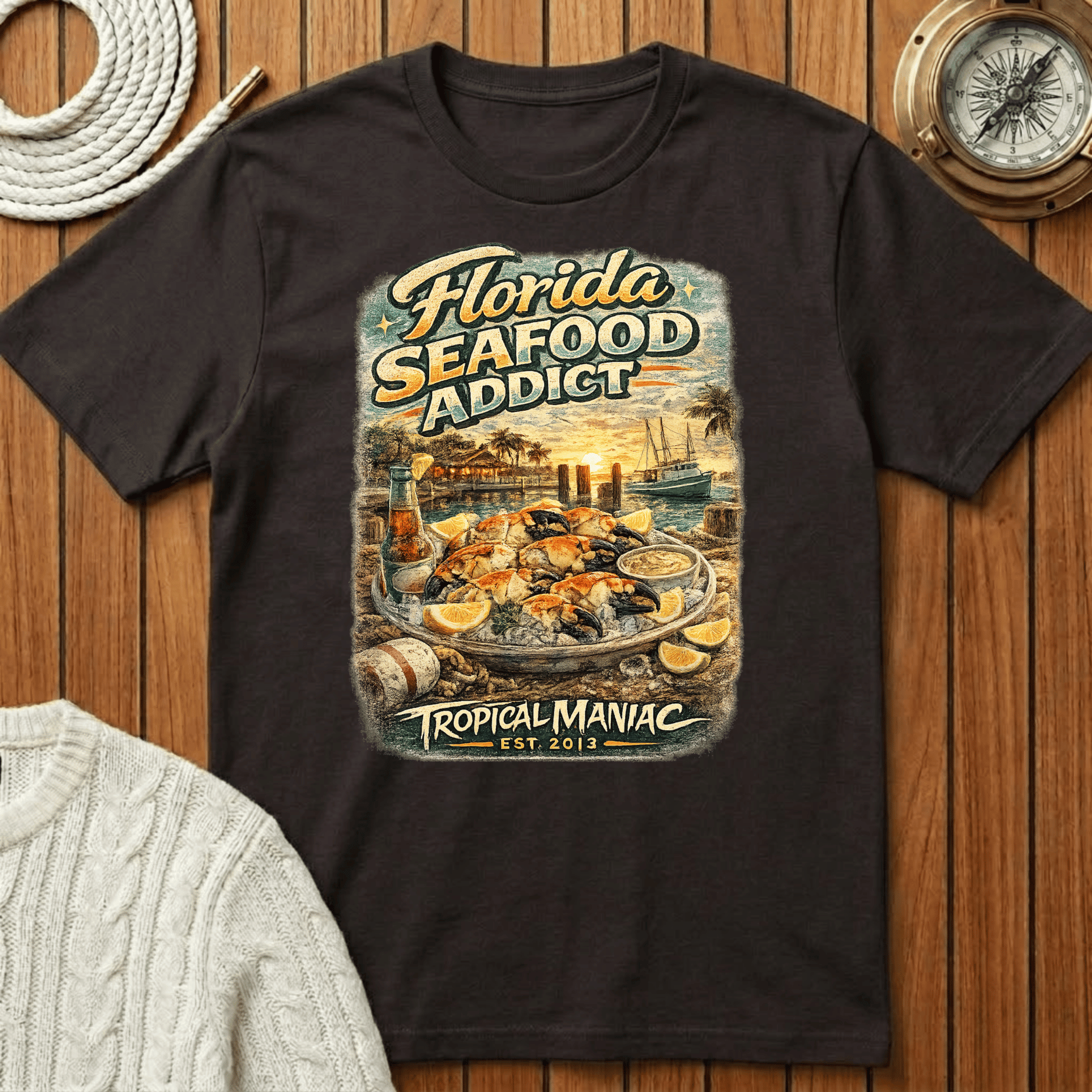 Florida Seafood Addict T-Shirt
