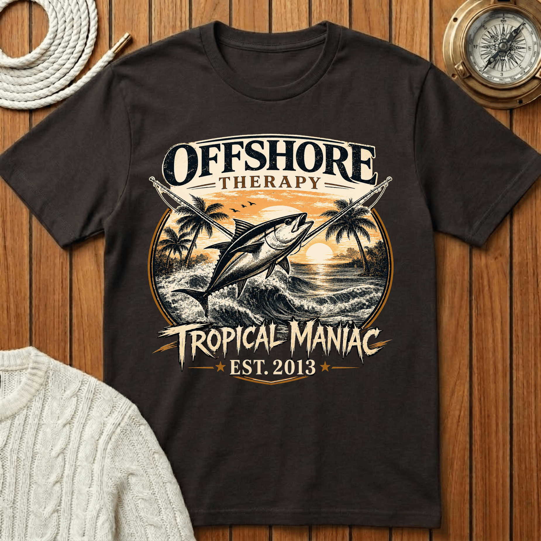 Offshore Therapy Fishing T-Shirt