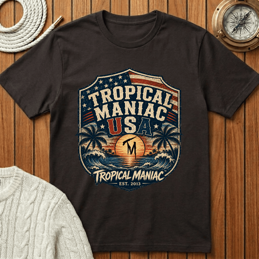 Tropical Maniac USA T-Shirt