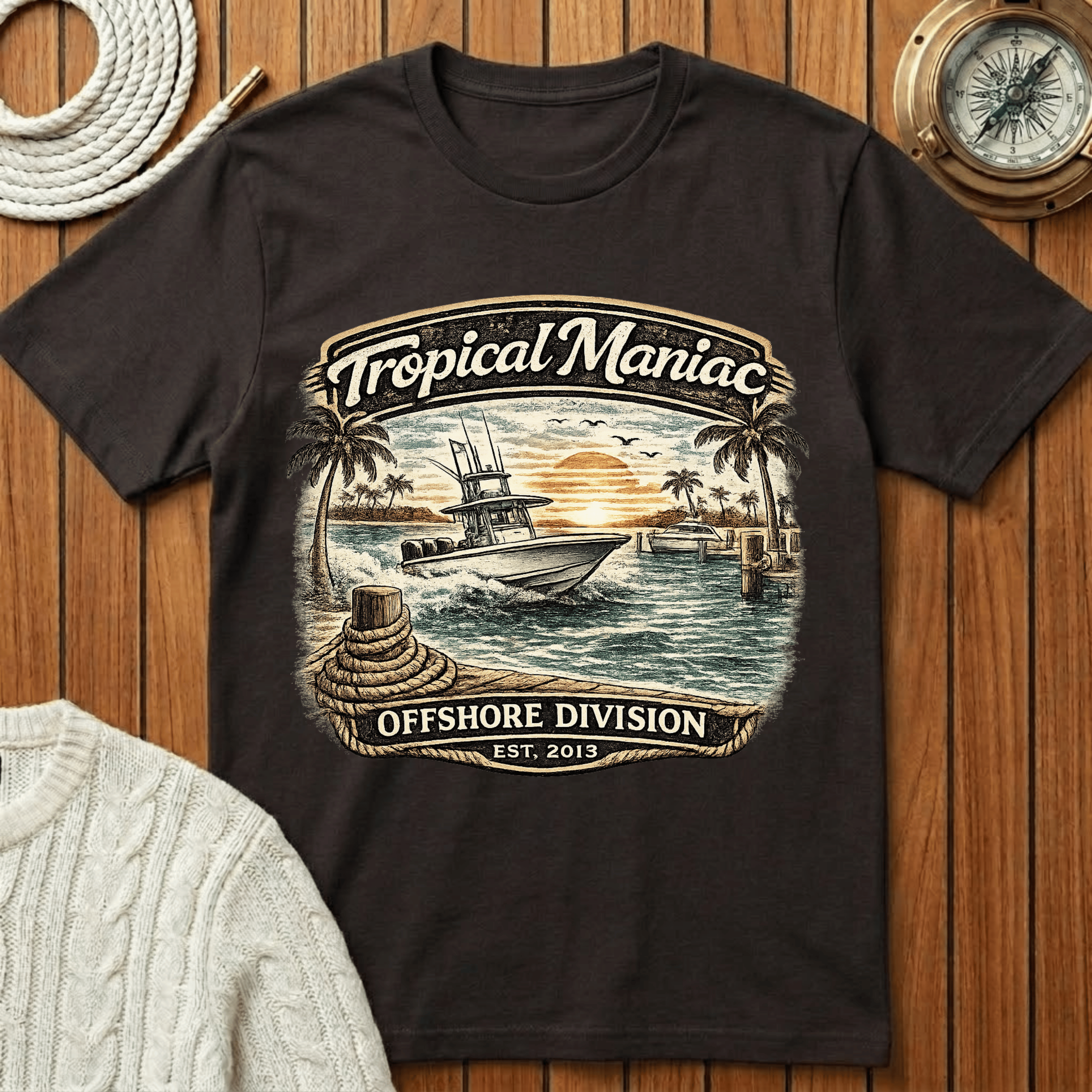 Tropical Maniac Offshore Division T-Shirt