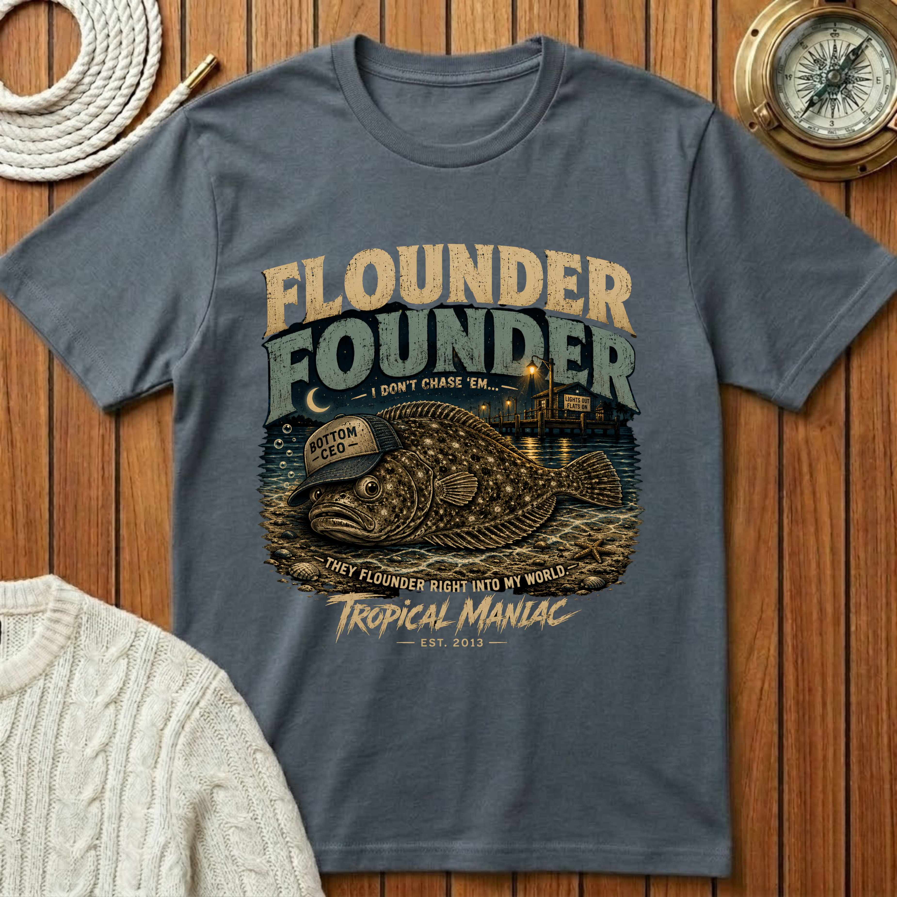 Flounder Founder T-Shirt