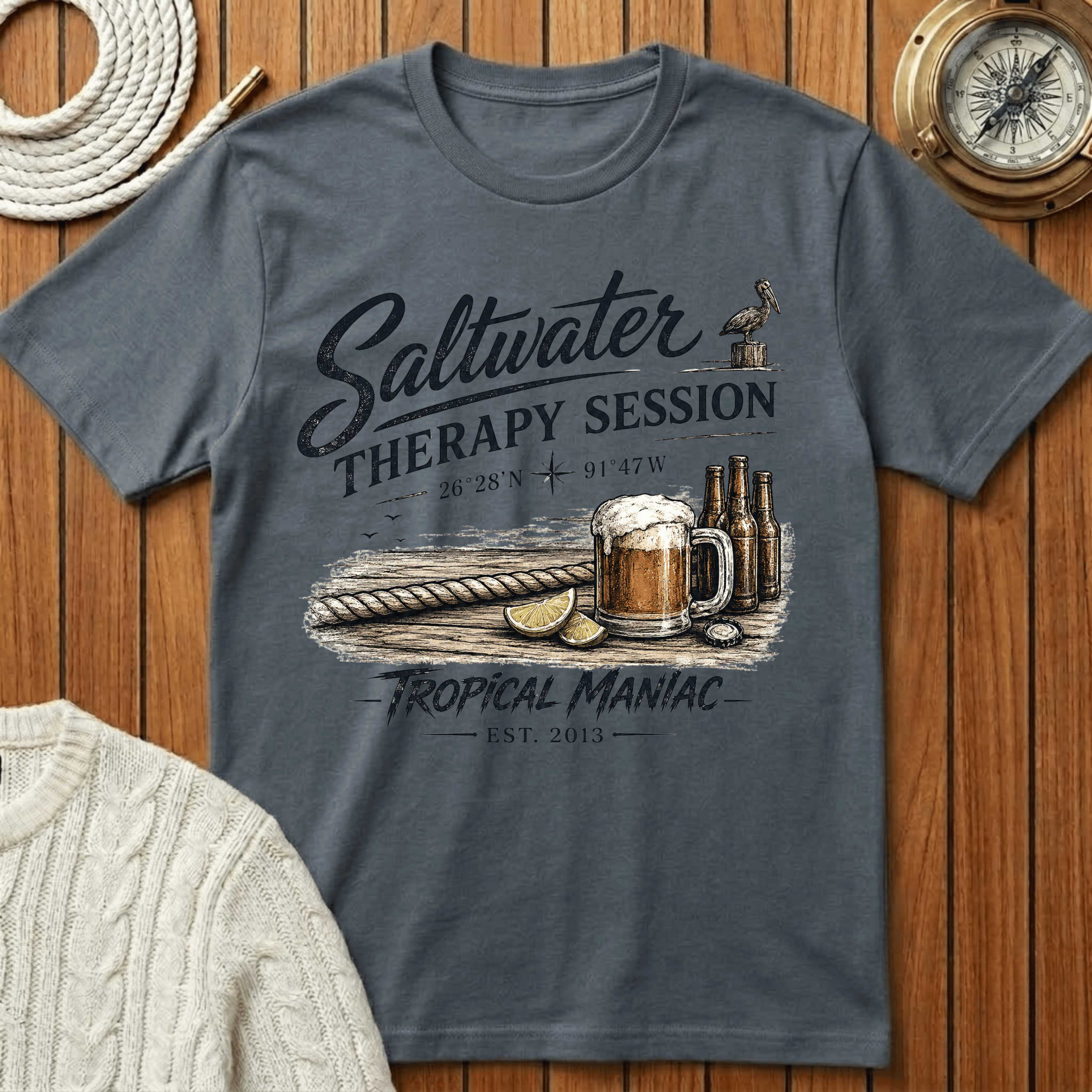 Saltwater Therapy Session T-Shirt