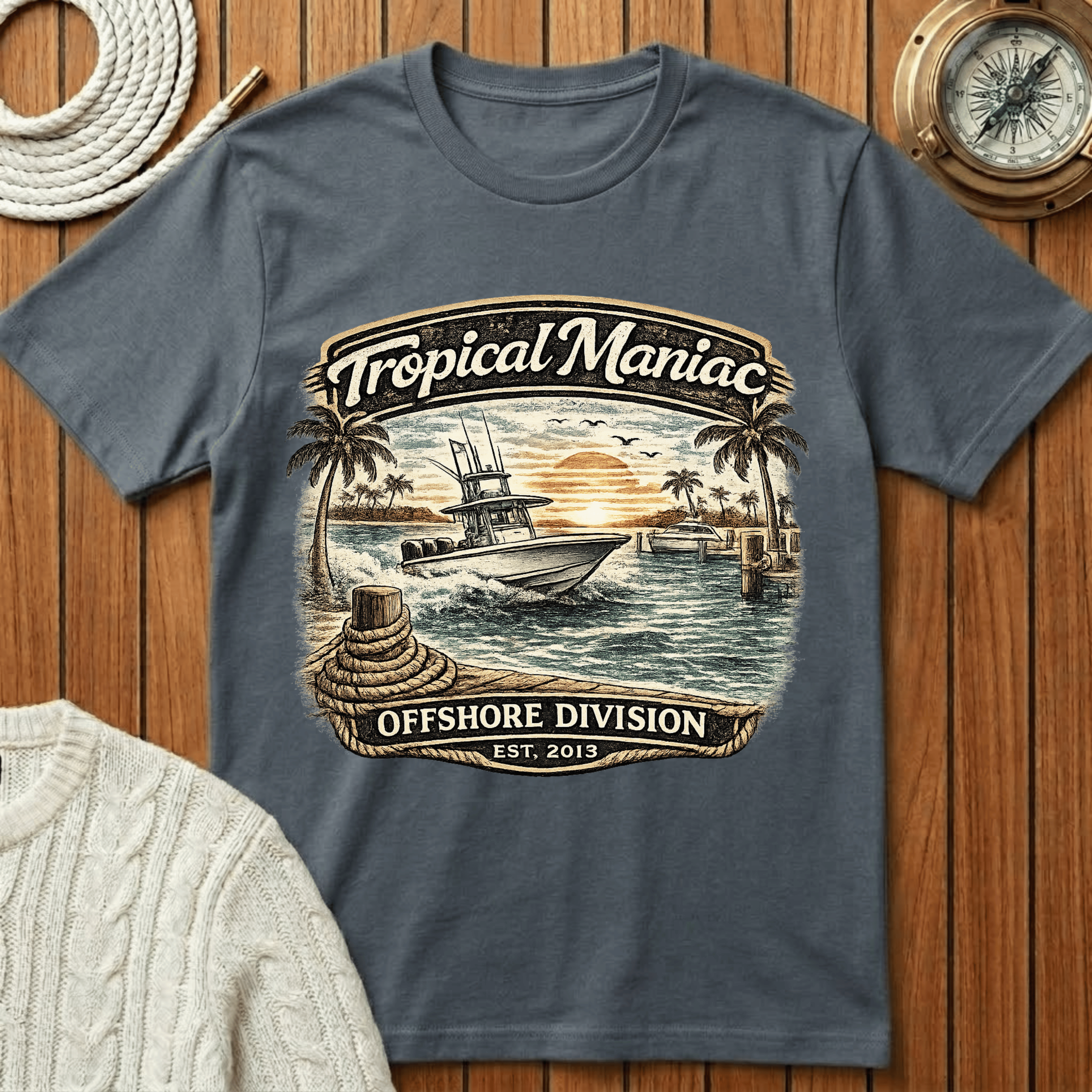Tropical Maniac Offshore Division T-Shirt