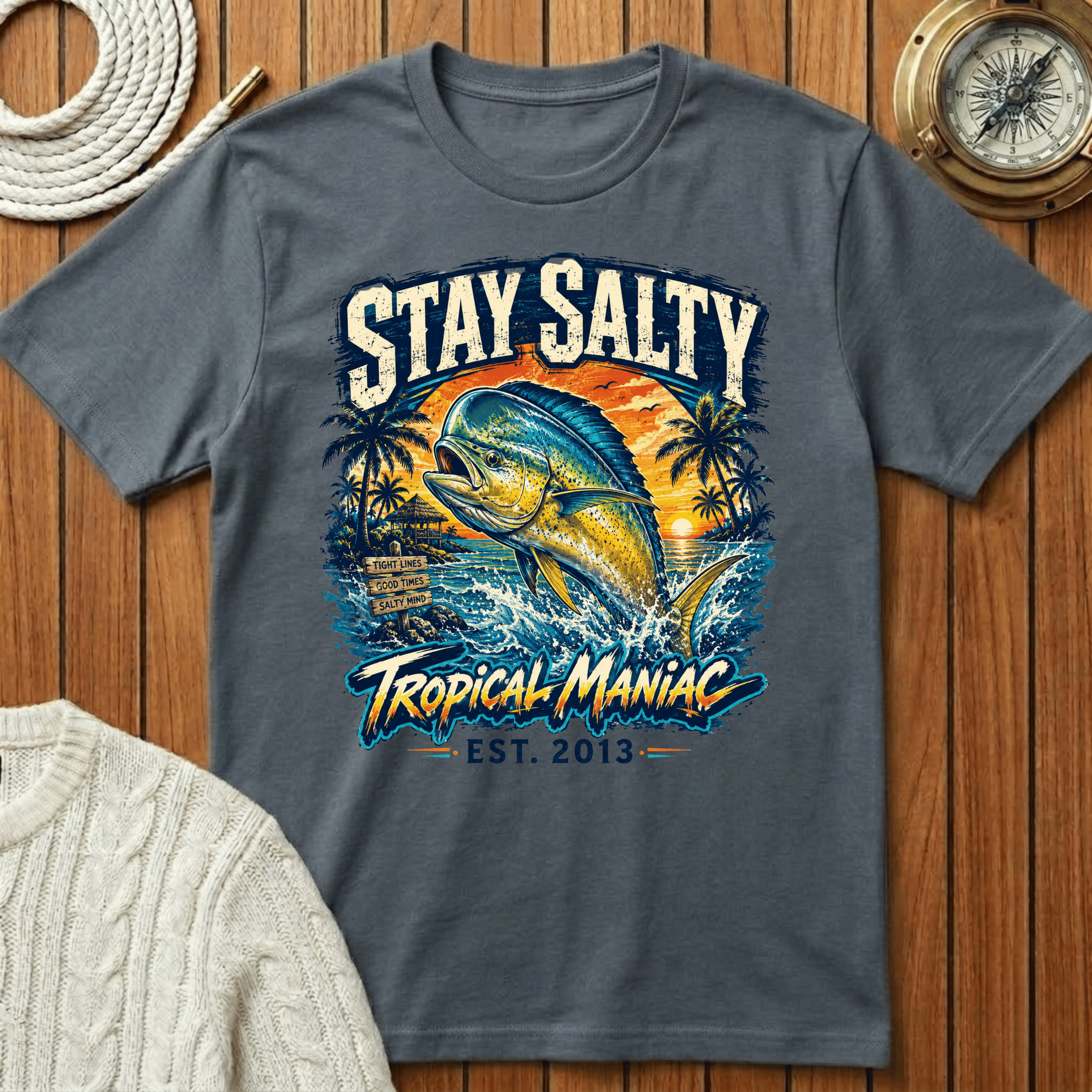 Stay Salty Fishing T-Shirt