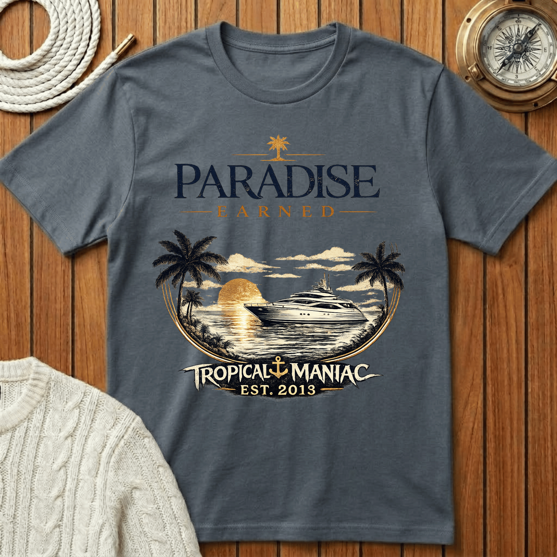 Paradise Earned Beach T-Shirt