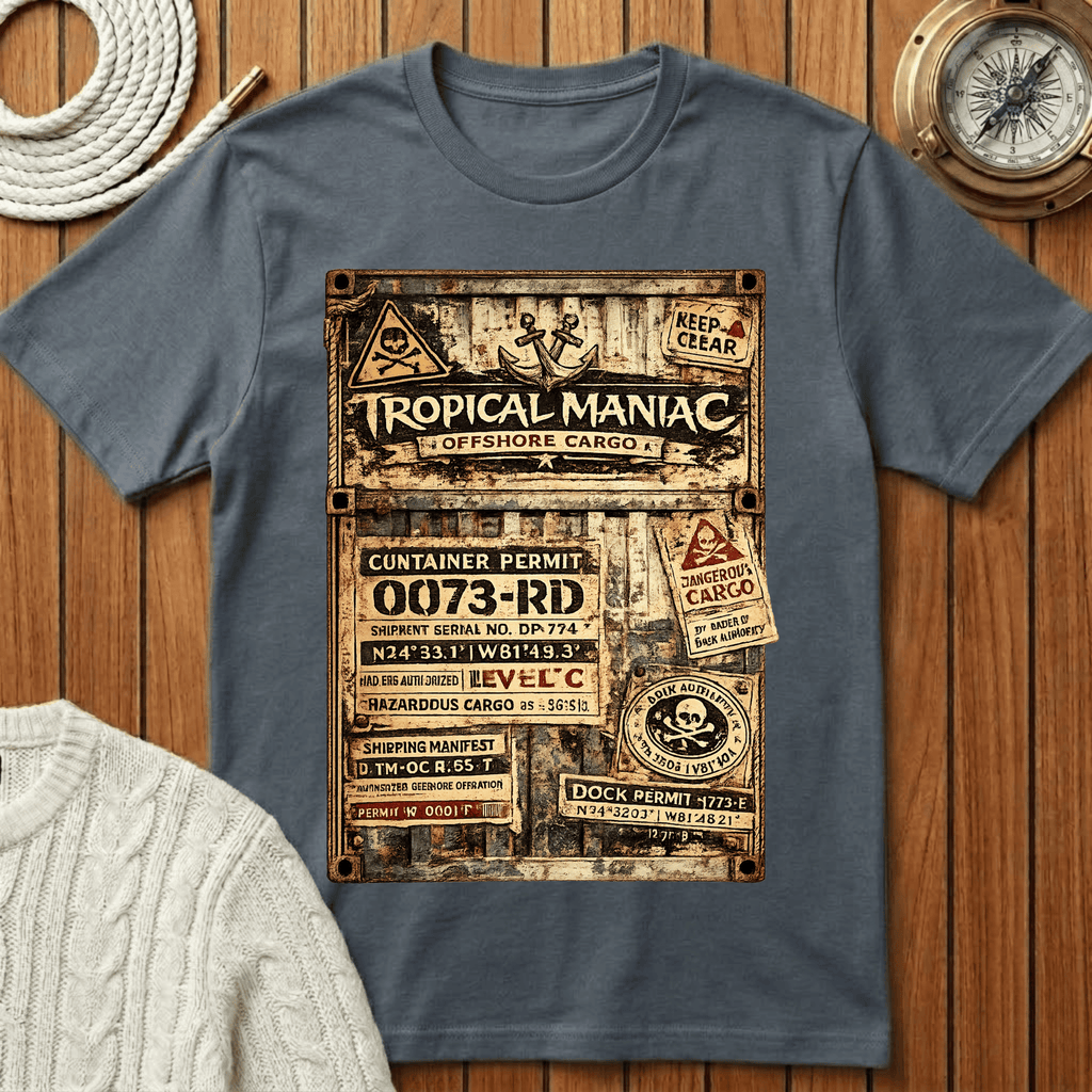 Tropical Maniac Offshore Cargo T-Shirt