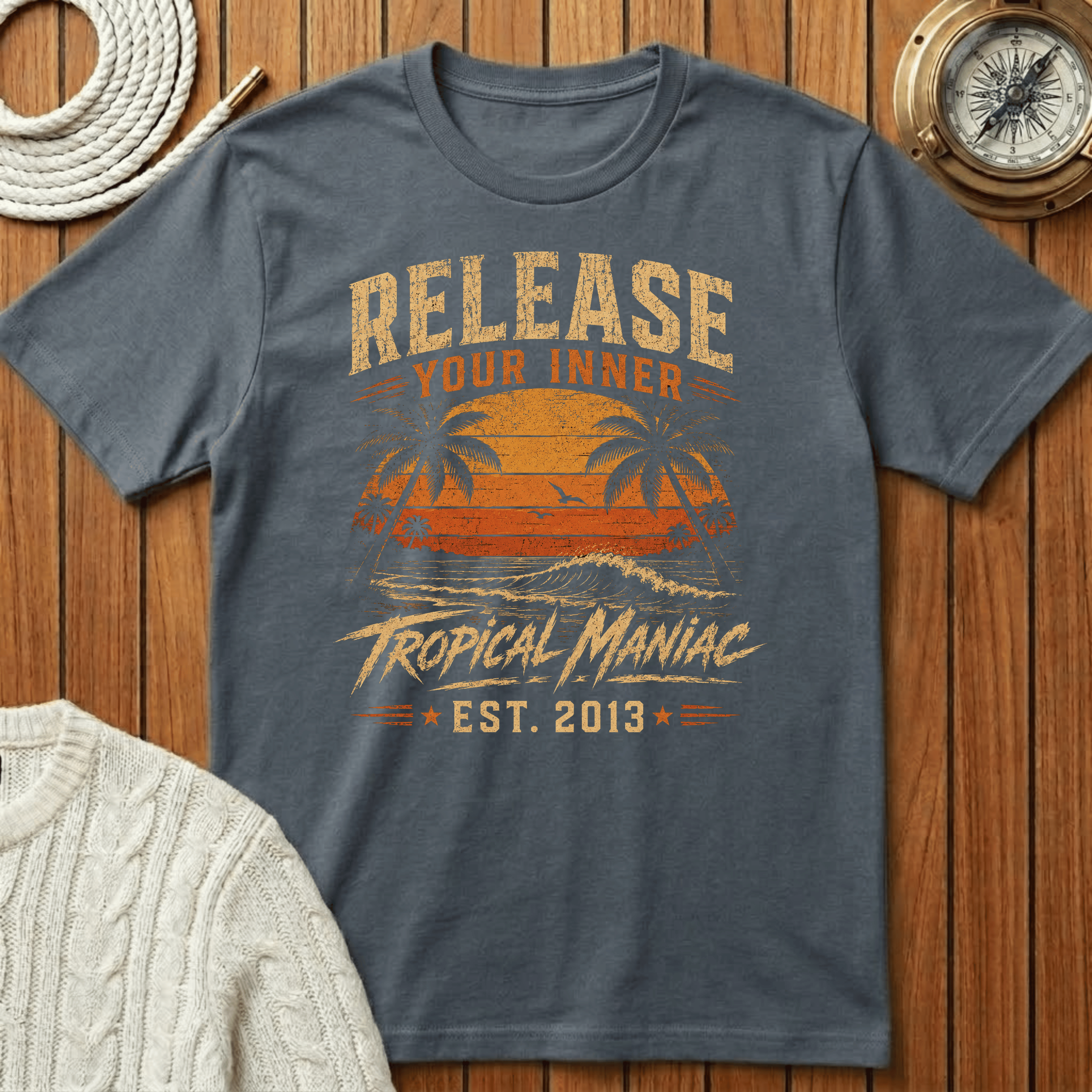Release Your Inner Tropical Maniac  T-Shirt