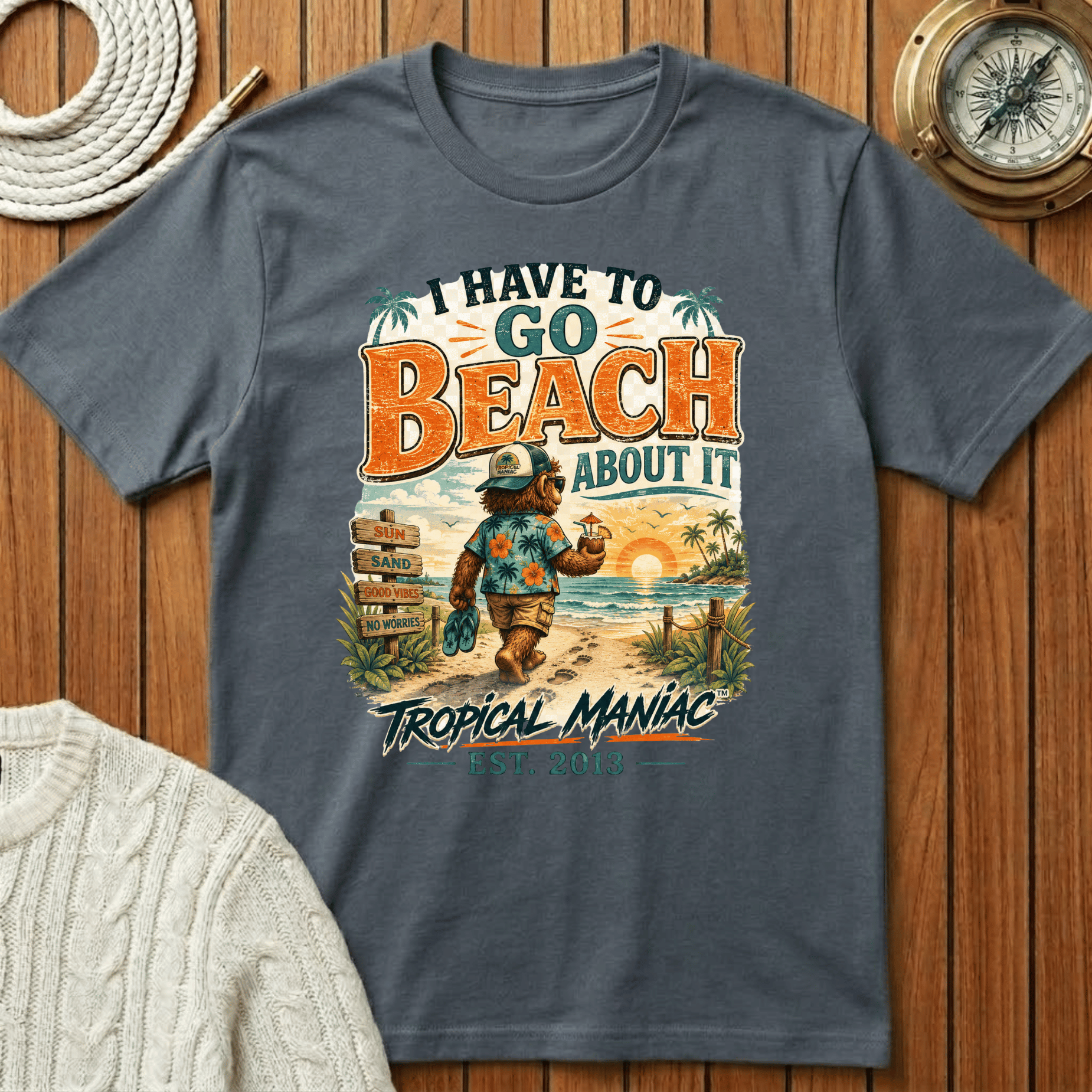 I Have To Go Beach About It T-Shirt