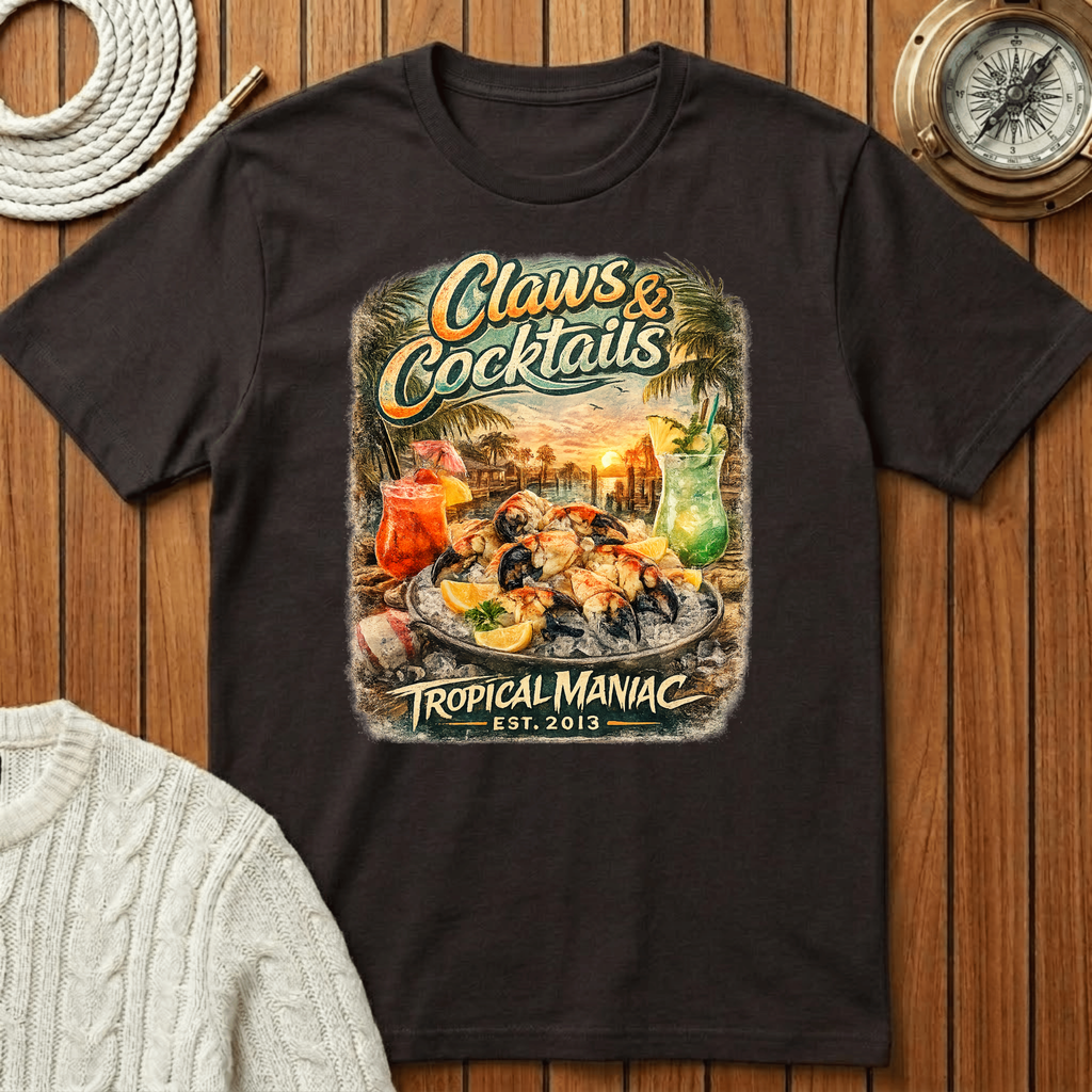 Claws & Cocktails Tropical T-Shirt