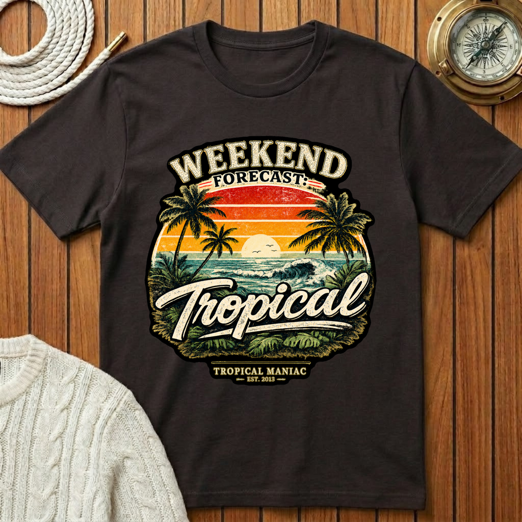 Weekend Forecast Tropical T-Shirt