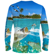Tropical Maniac Trout Graphic Performance Crew Neck