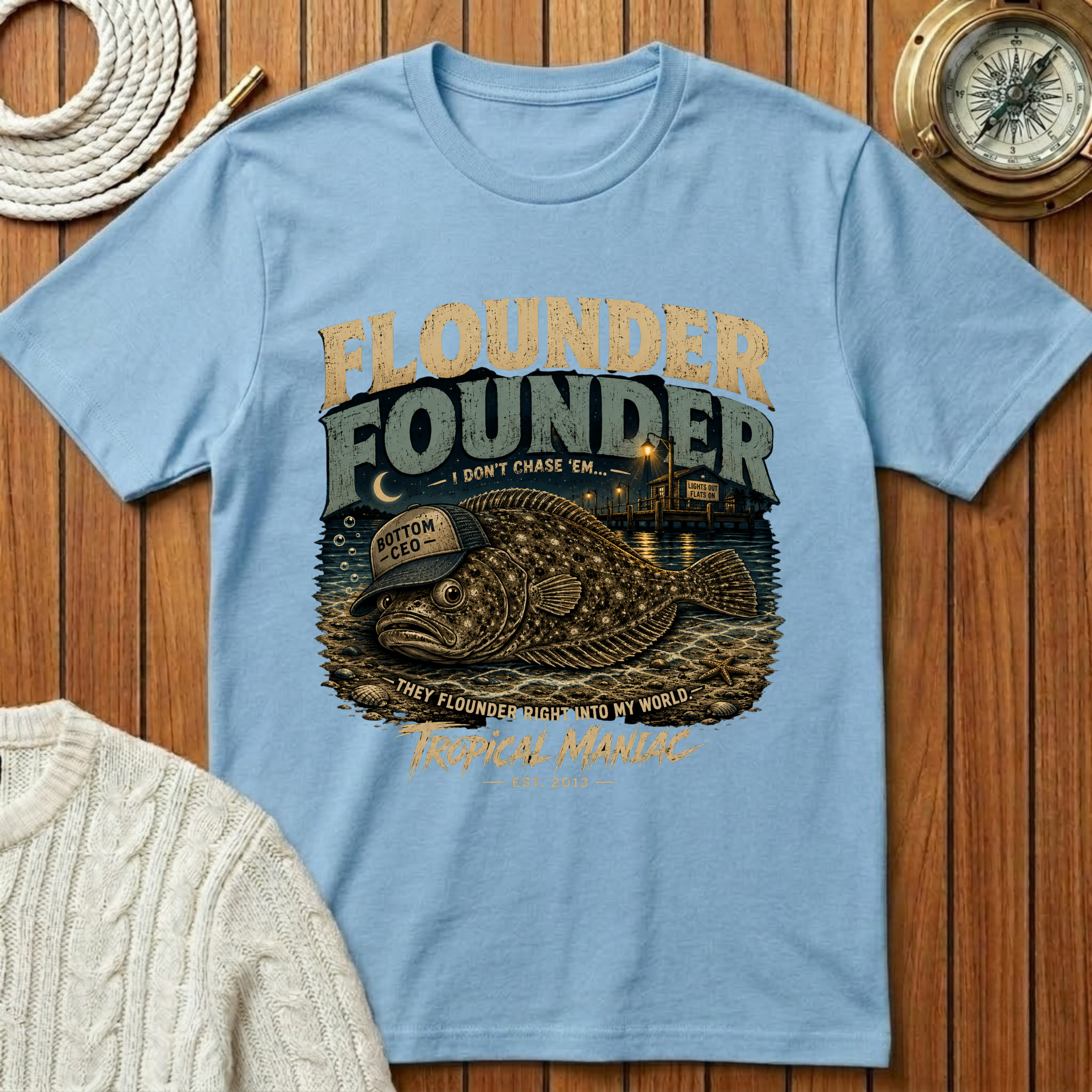 Flounder Founder T-Shirt