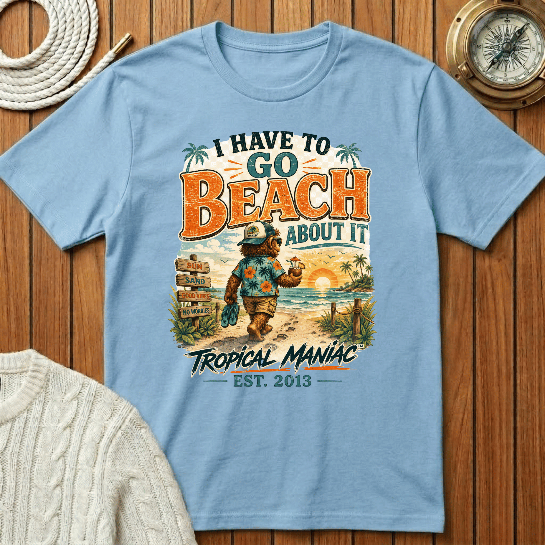 I Have To Go Beach About It T-Shirt
