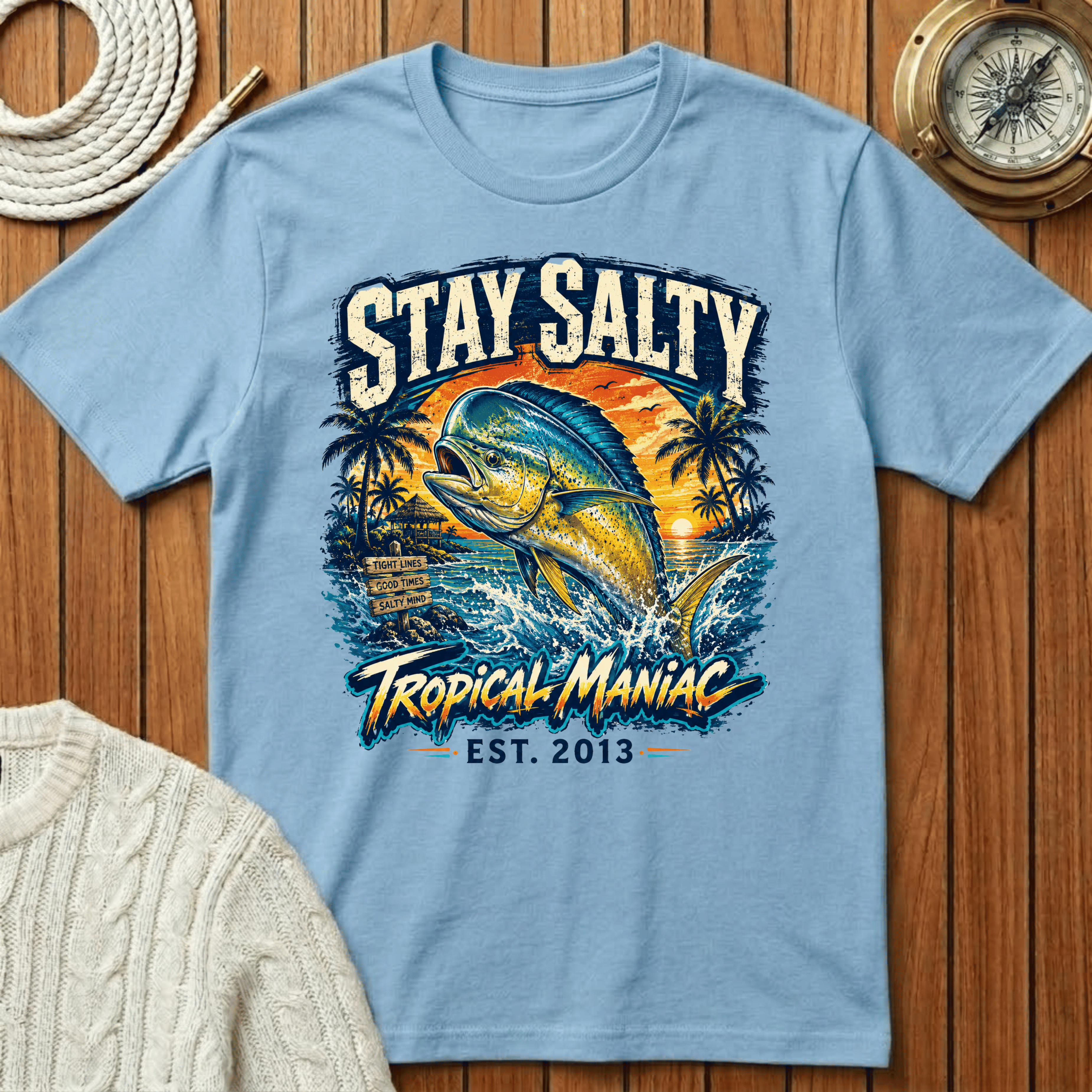 Stay Salty Fishing T-Shirt