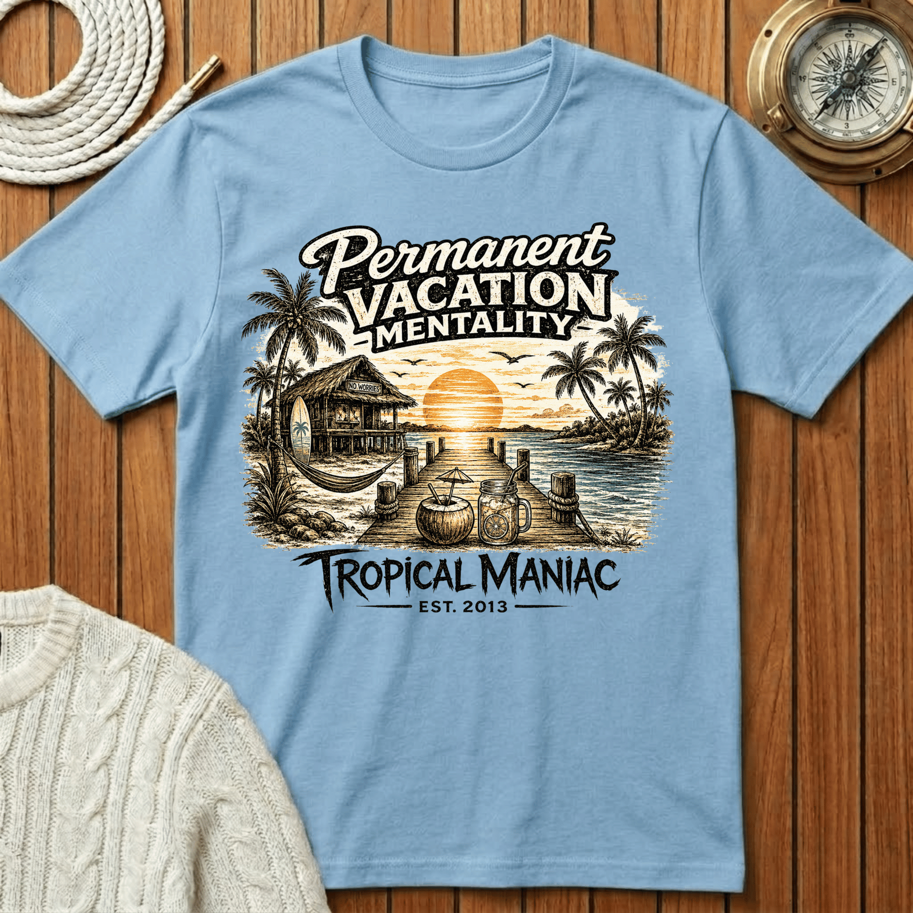 Permanent Vacation Mentality T-Shirt