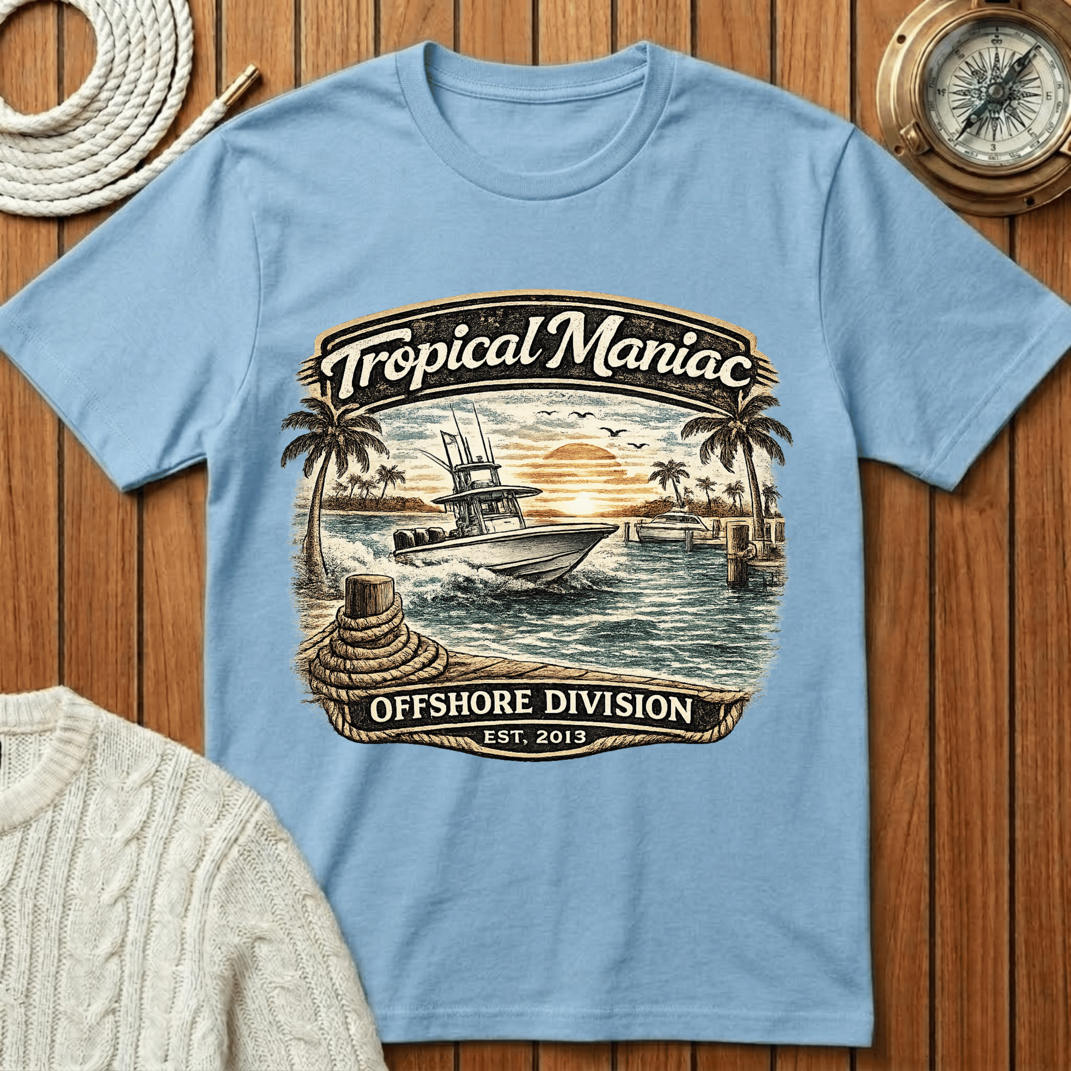 Tropical Maniac Offshore Division T-Shirt