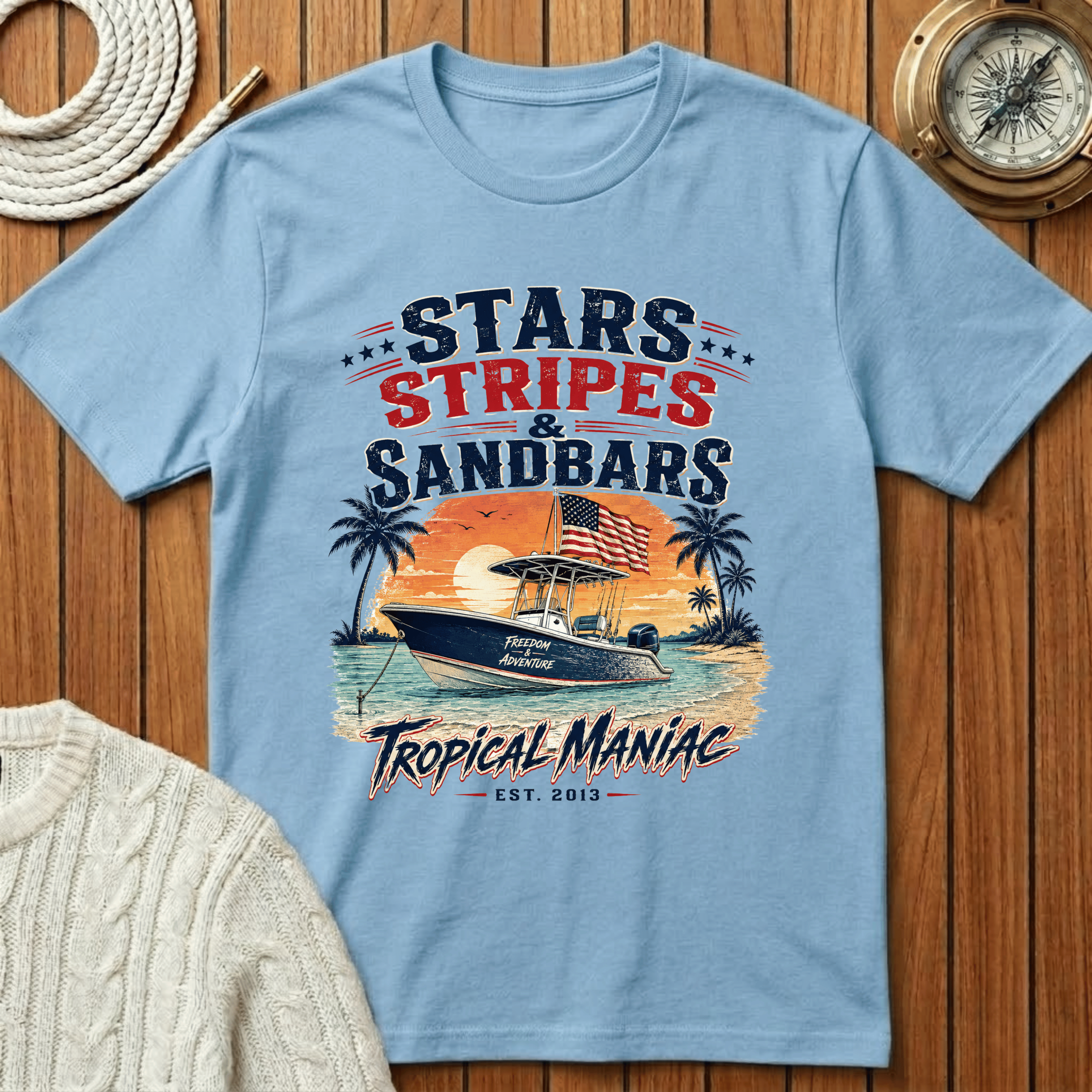 Stars, Stripes & Sandbars T-Shirt