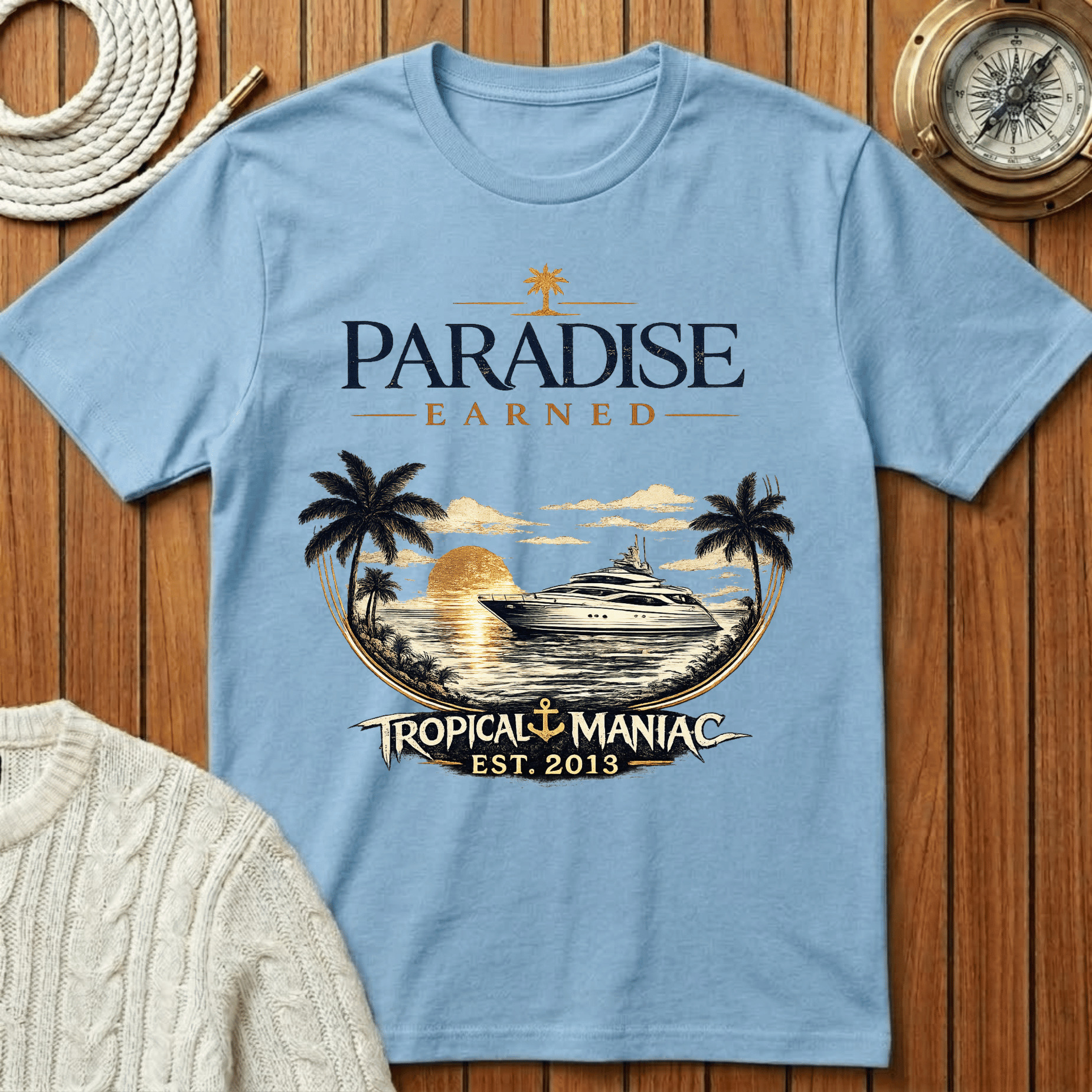 Paradise Earned Beach T-Shirt