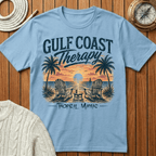 Gulf Coast Therapy T-Shirt — Sunset Palm Beach Tee