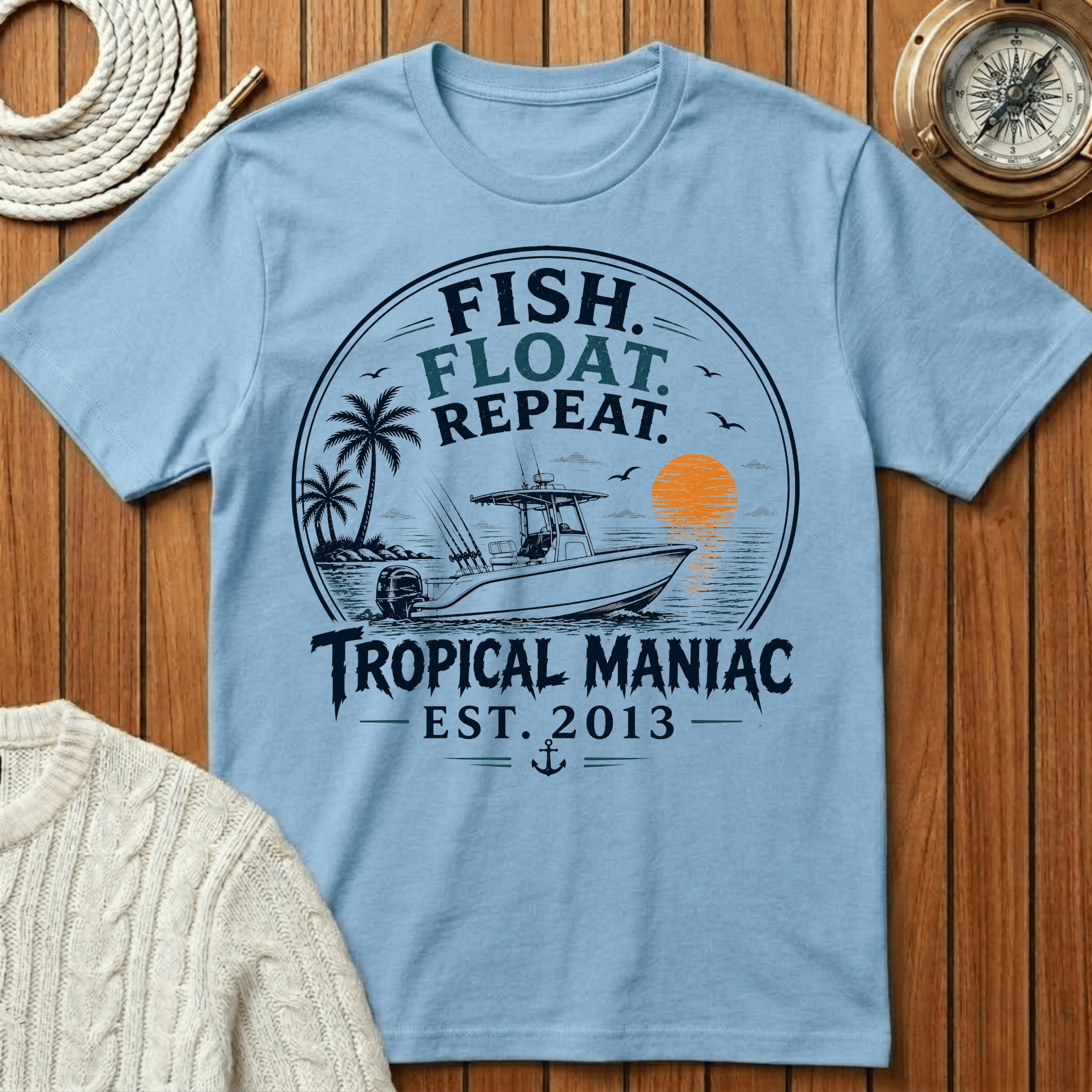 Fish. Float. Repeat T-Shirt