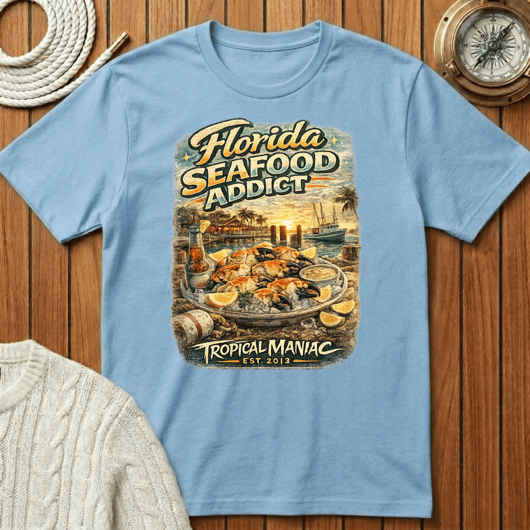 Florida Seafood Addict T-Shirt