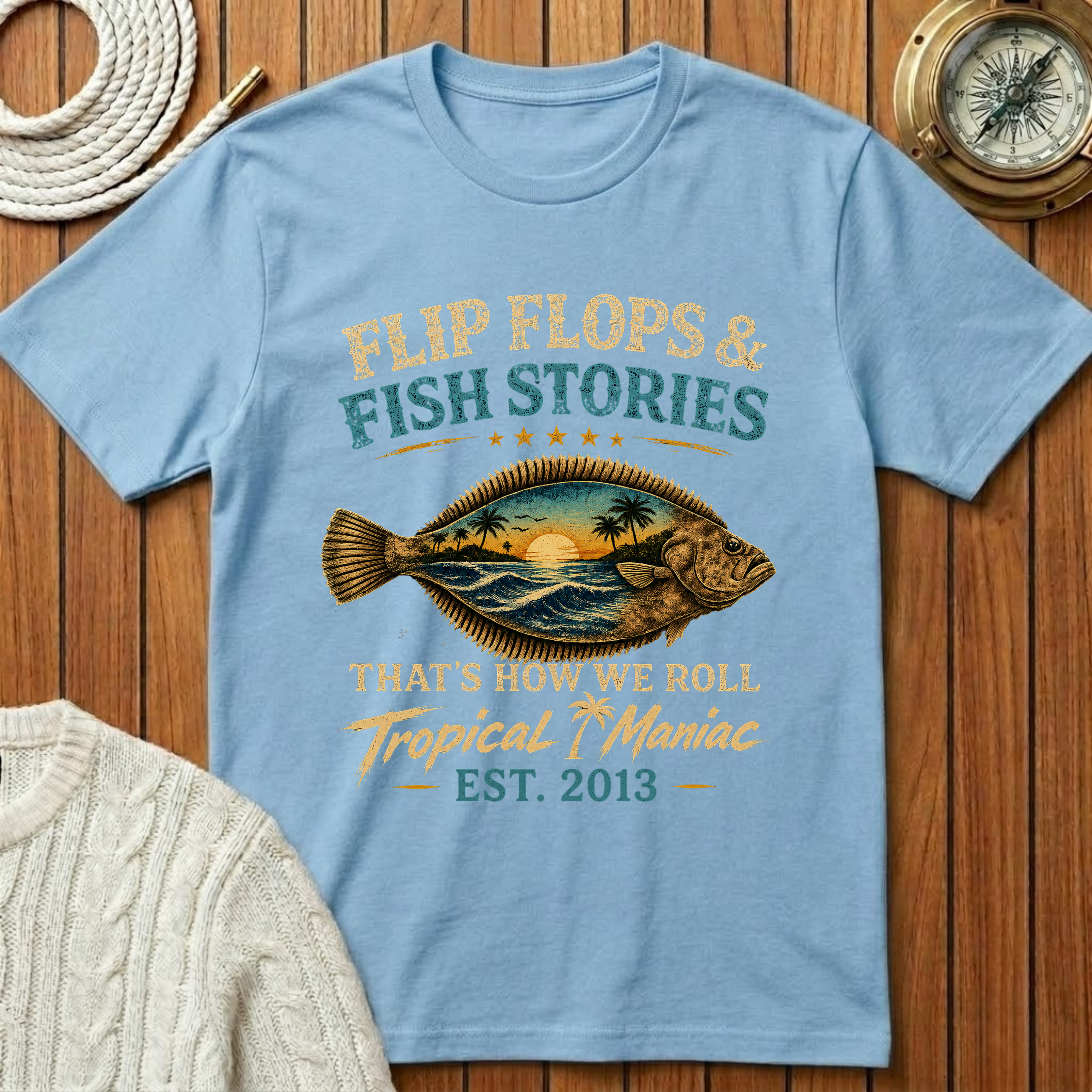 Flip Flops & Fish Stories T-Shirt