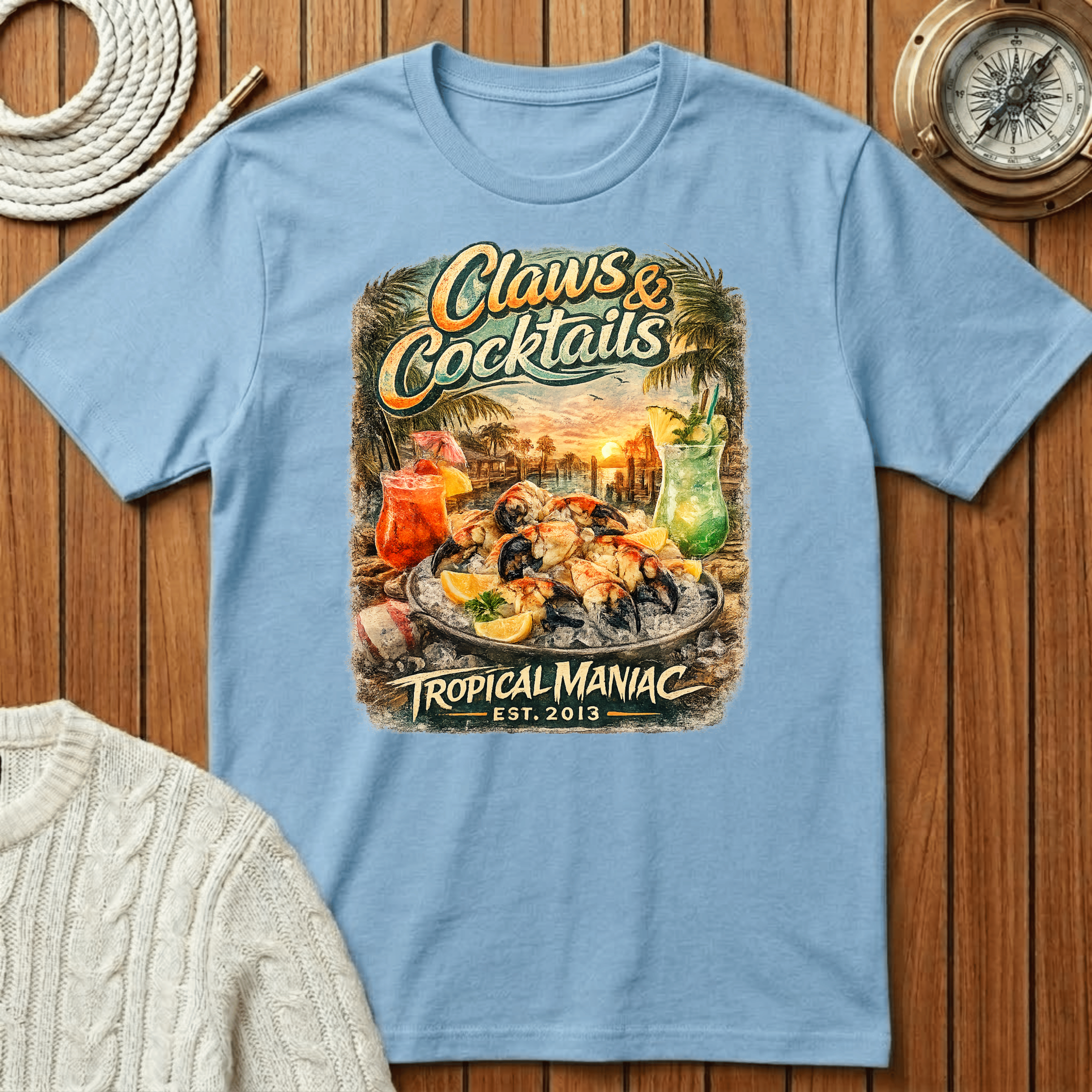 Claws & Cocktails Tropical T-Shirt