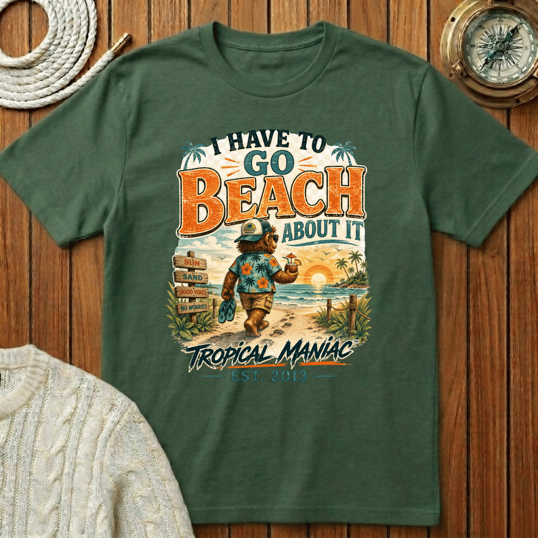 I Have To Go Beach About It T-Shirt