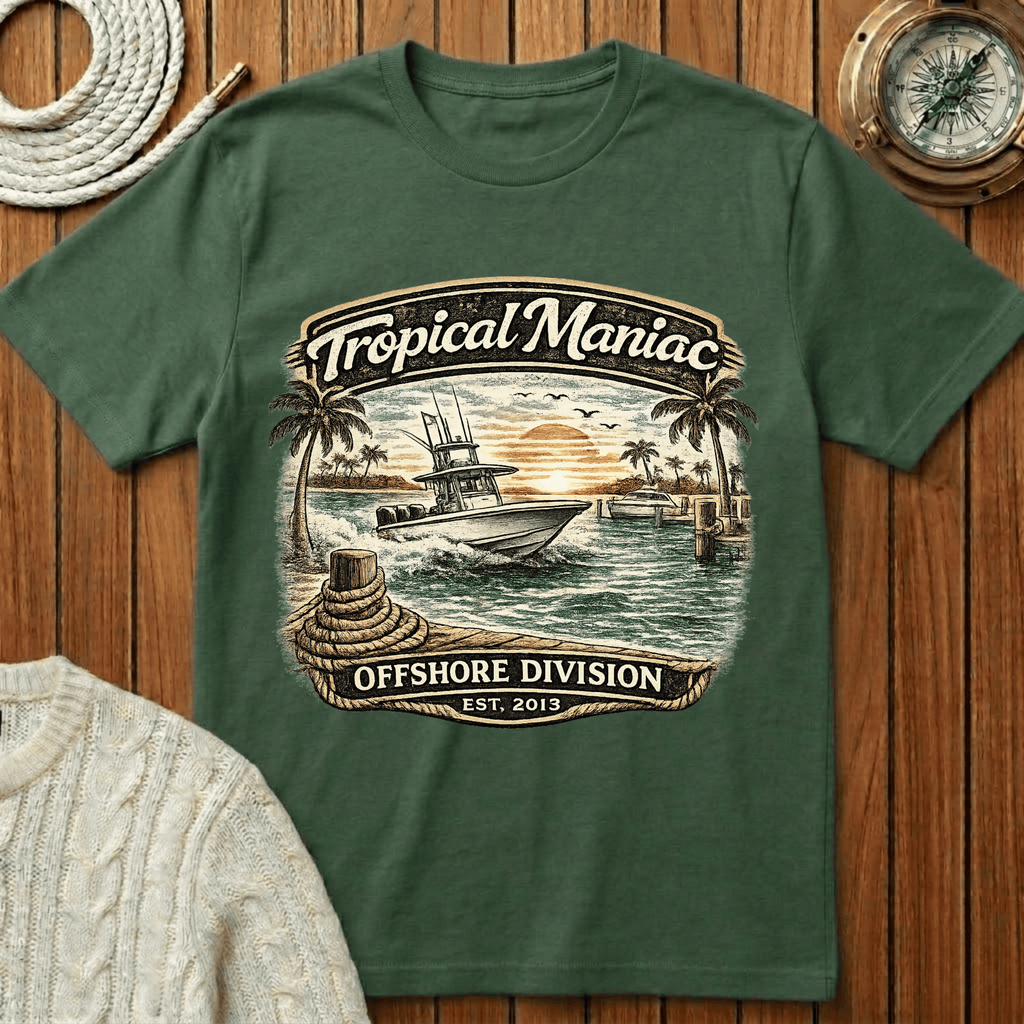 Tropical Maniac Offshore Division T-Shirt