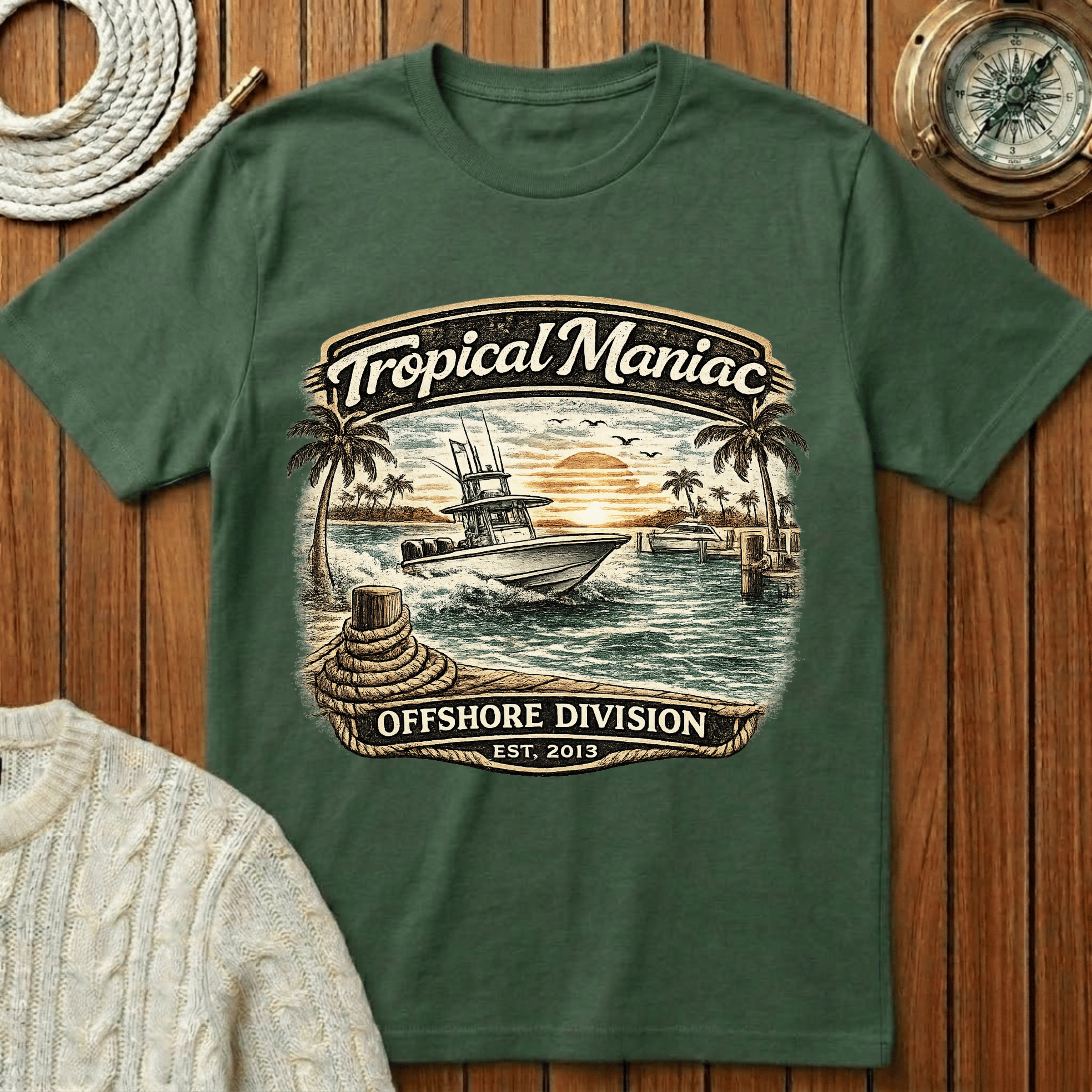 Tropical Maniac Offshore Division T-Shirt