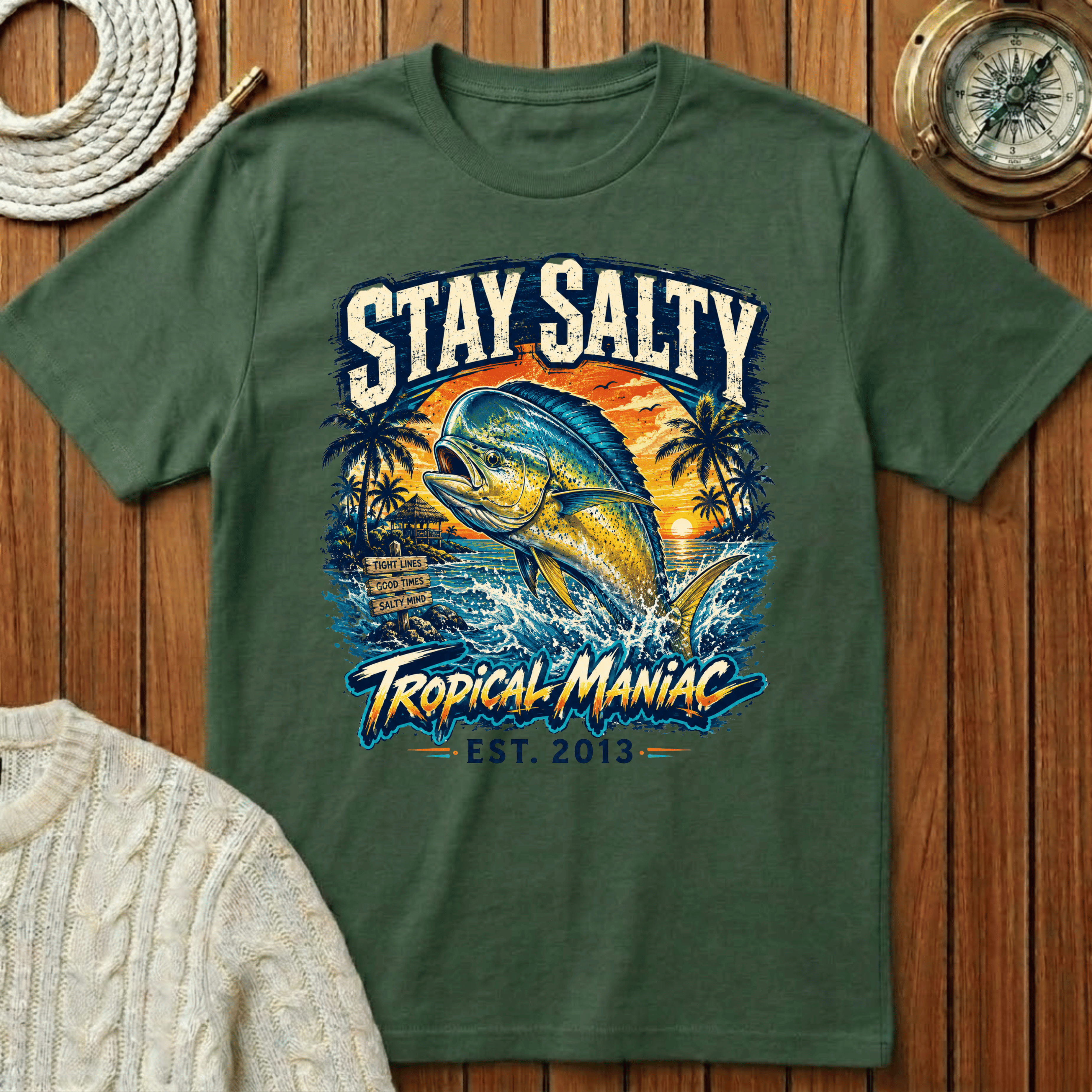 Stay Salty Fishing T-Shirt