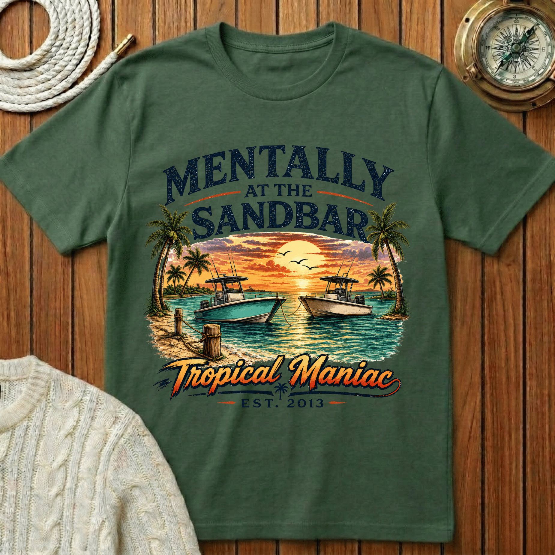 Mentally at the Sandbar T-Shirt