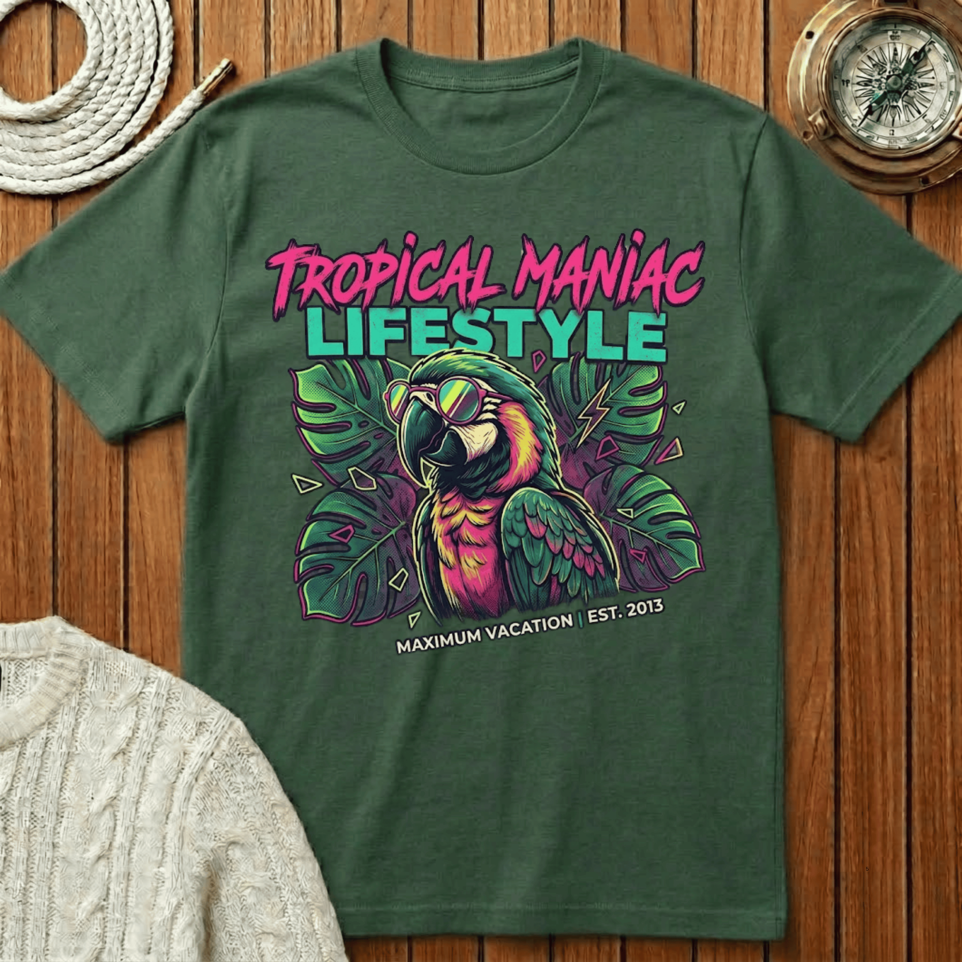 Tropical Maniac Lifestyle T-Shirt