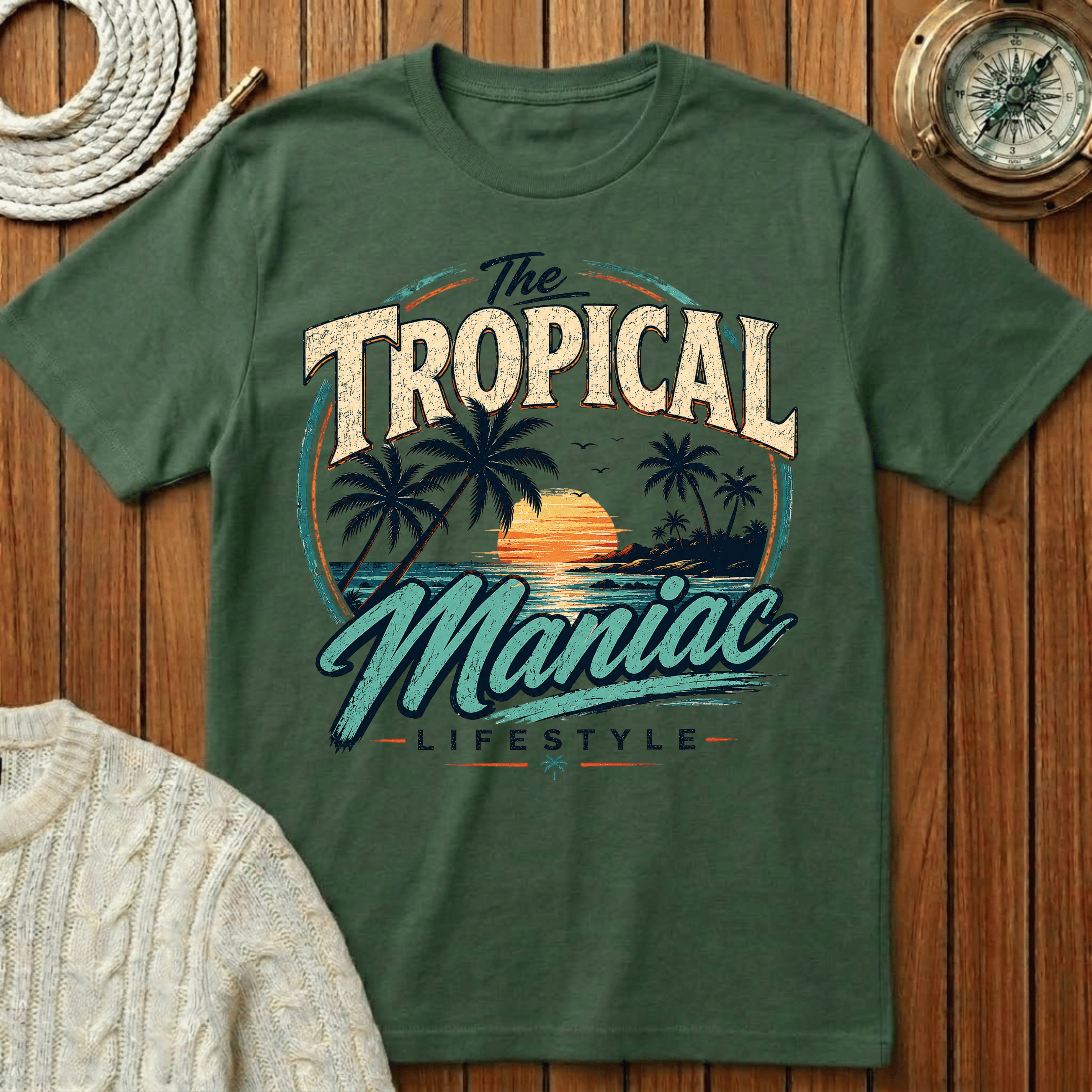 Tropical Maniac Lifestyle T-Shirt