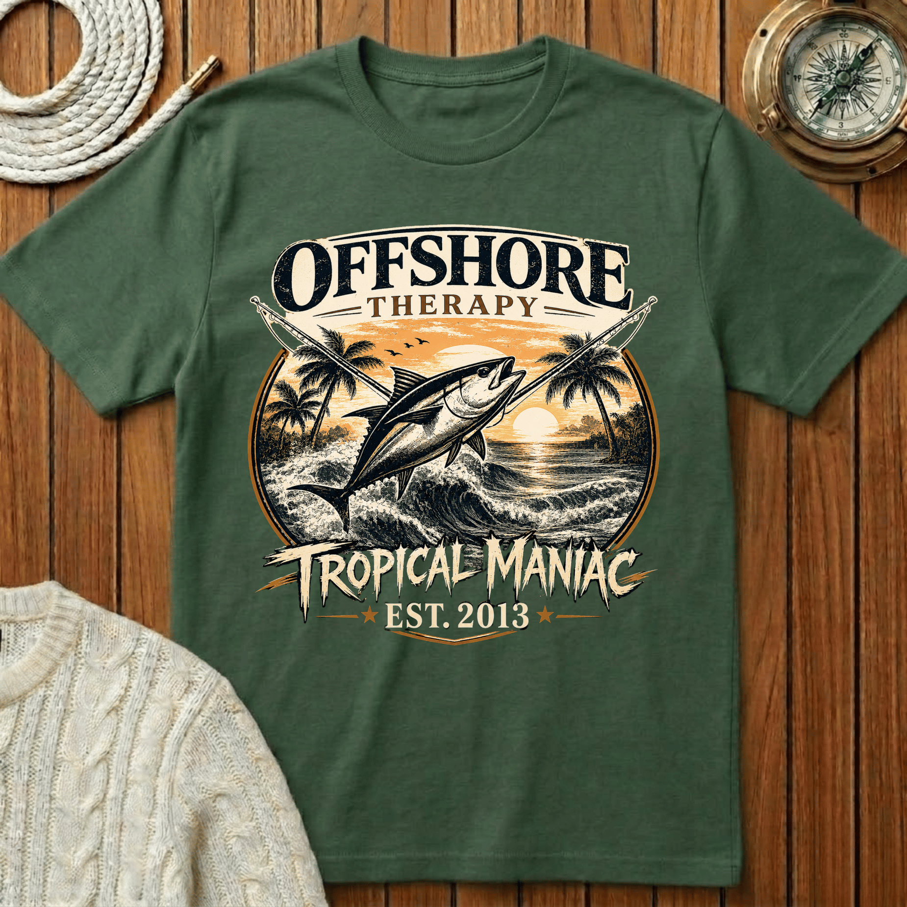 Offshore Therapy Fishing T-Shirt