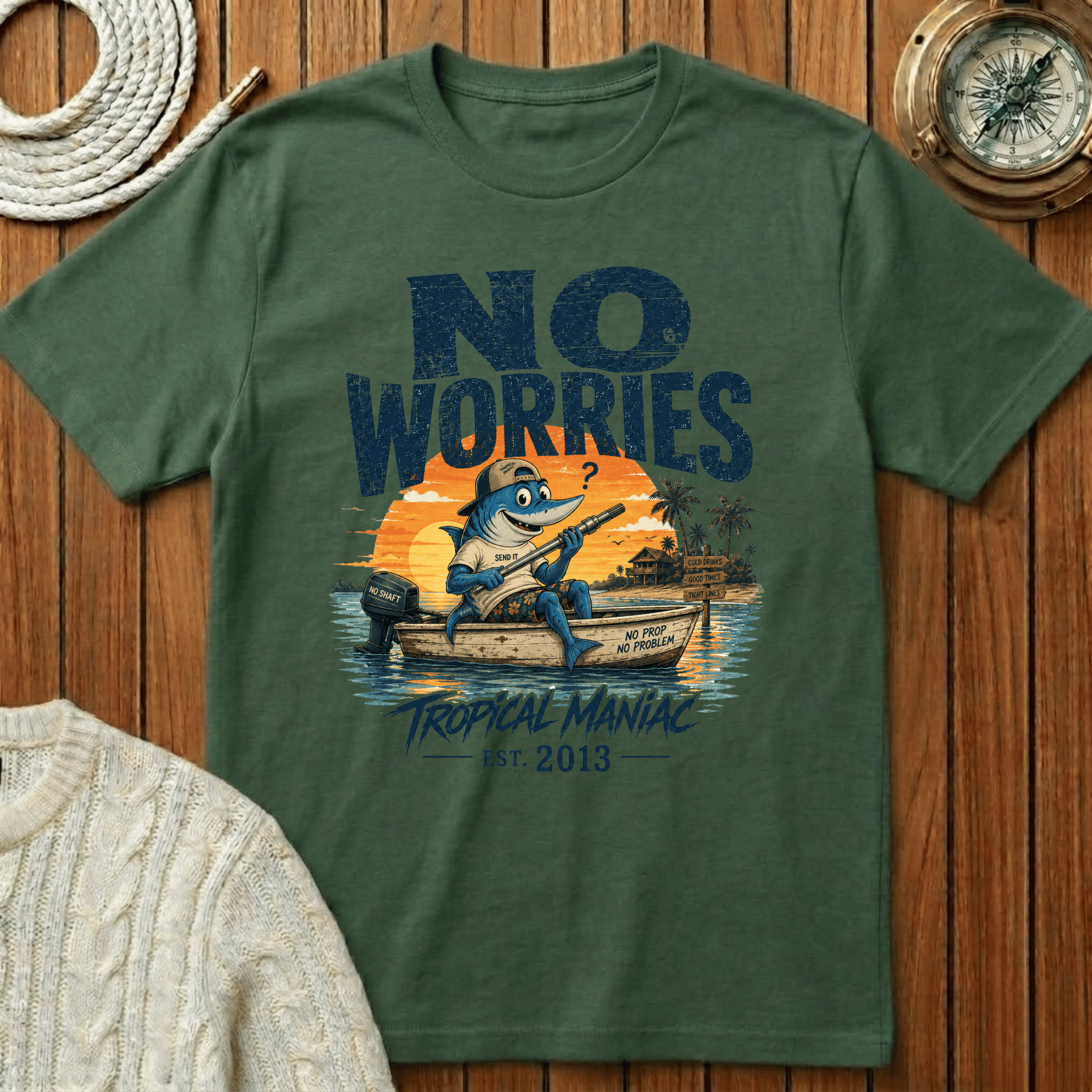 No Worries Tropical T-Shirt