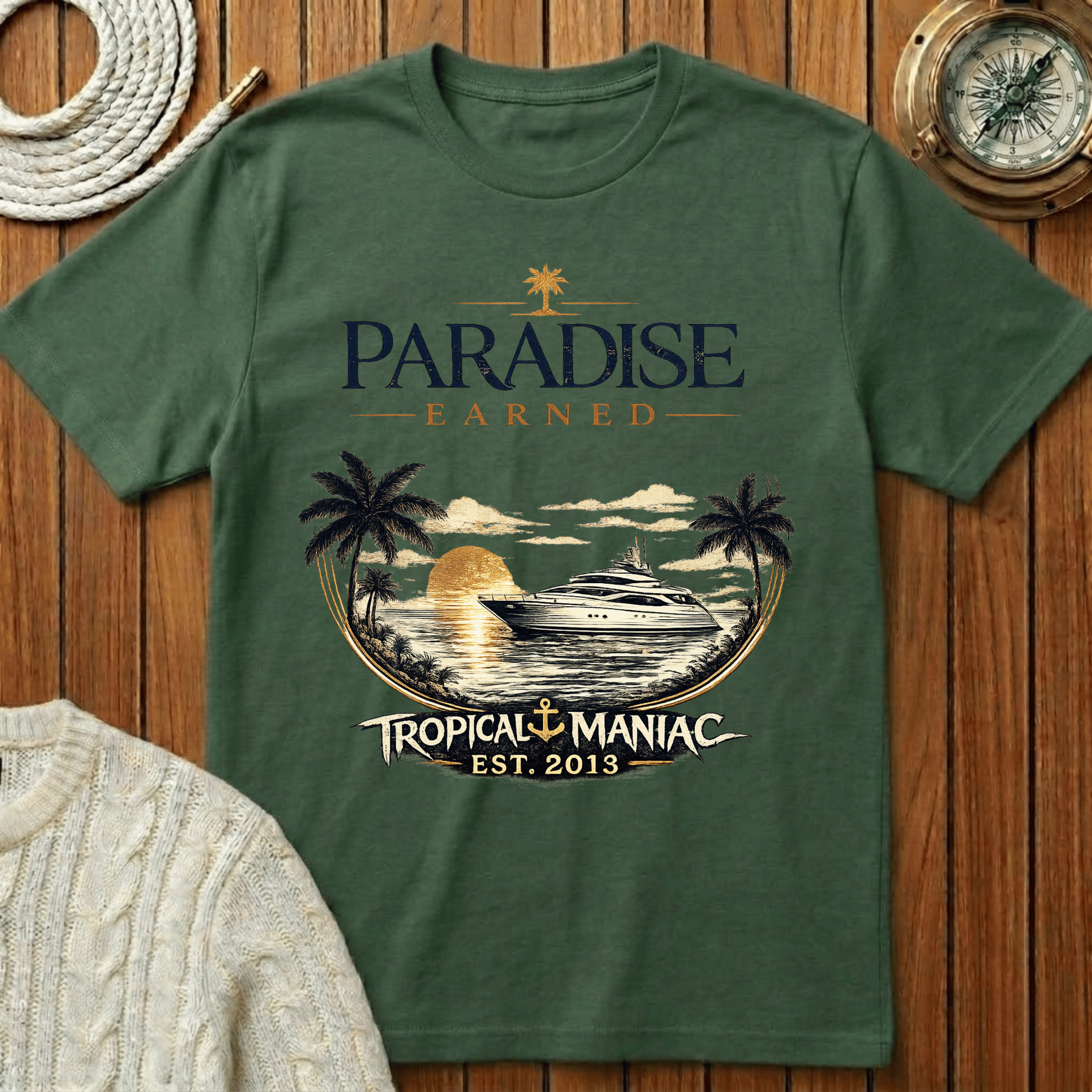 Paradise Earned Beach T-Shirt