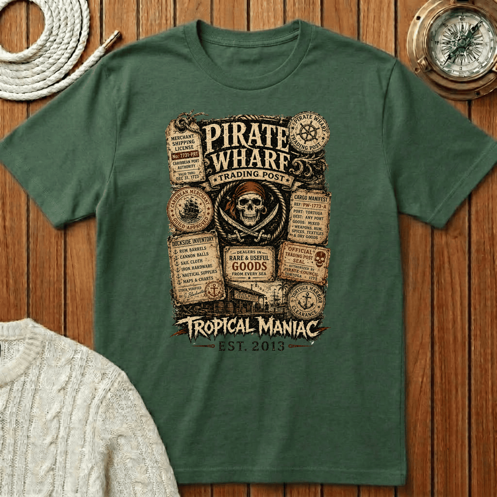 Pirate Wharf Trading Post T-Shirt