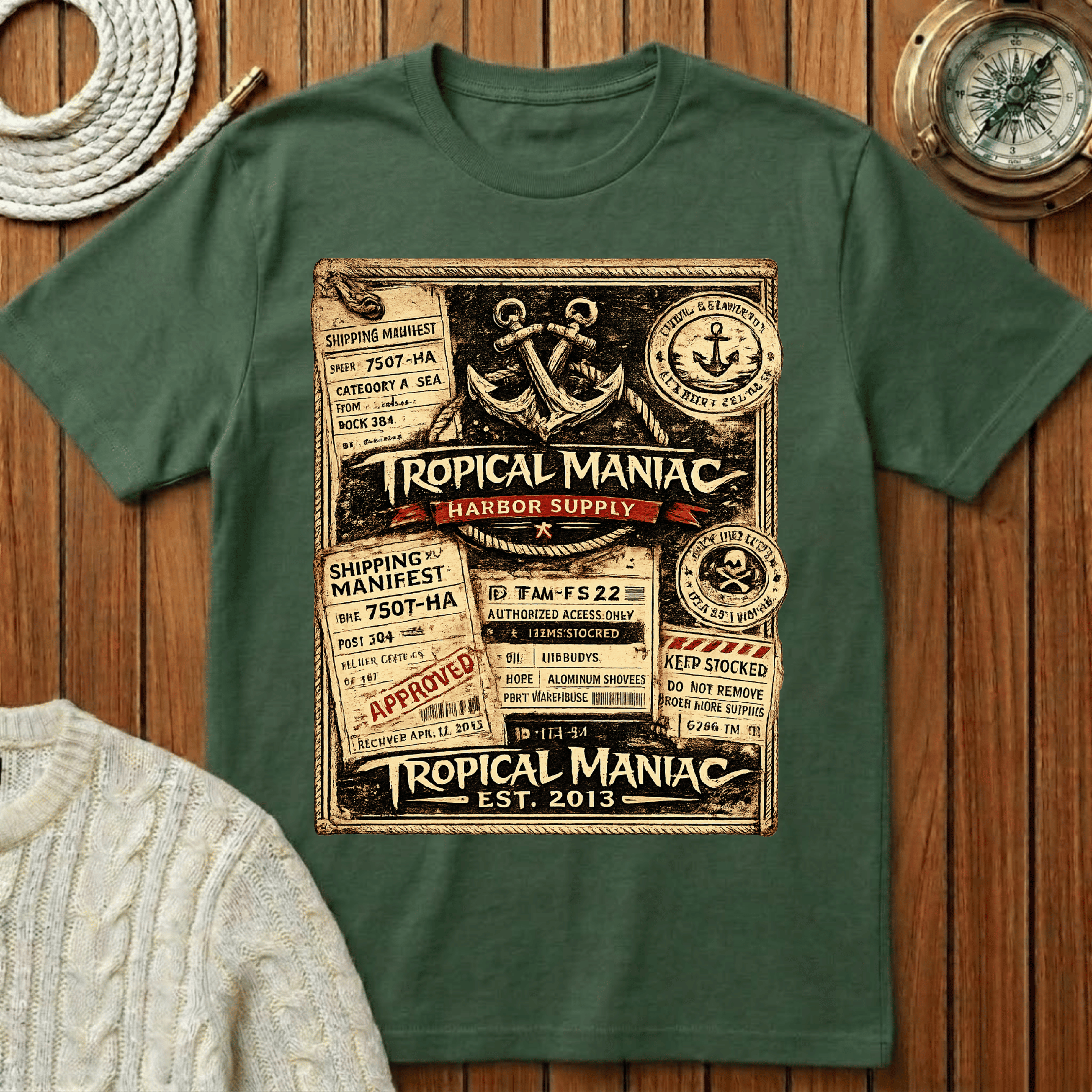 Tropical Maniac Harbor Supply T-Shirt